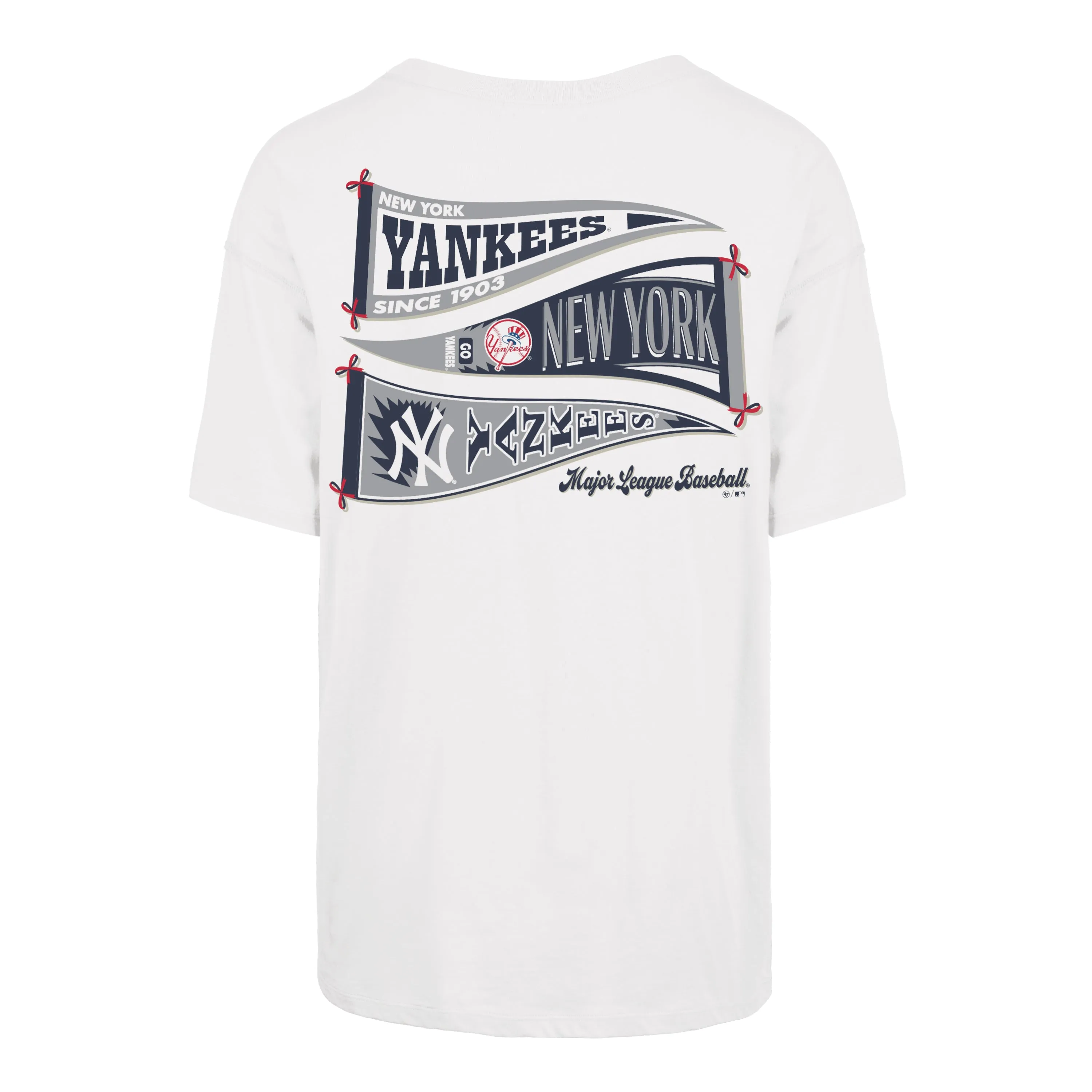 NEW YORK YANKEES BOW AND BANNER BACKER '47 SADIE TEE WOMENS sold by 47 product image thumbnail 2