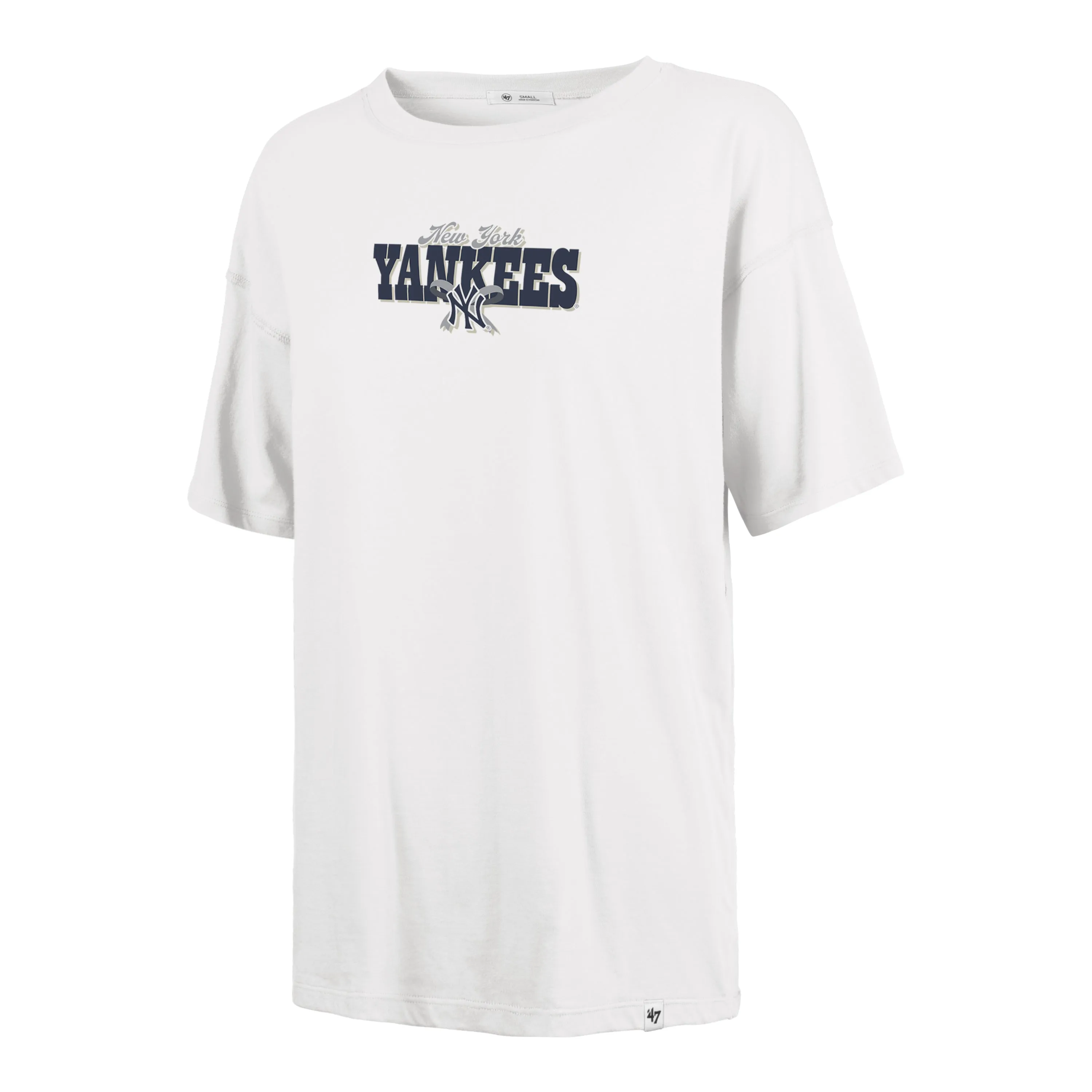 NEW YORK YANKEES BOW AND BANNER BACKER '47 SADIE TEE WOMENS sold by 47