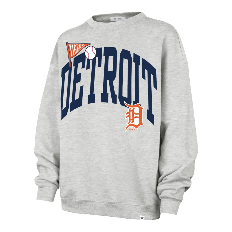 DETROIT TIGERS ARCHED ICON '47 OVERSIZED CREW WOMENS made by 47