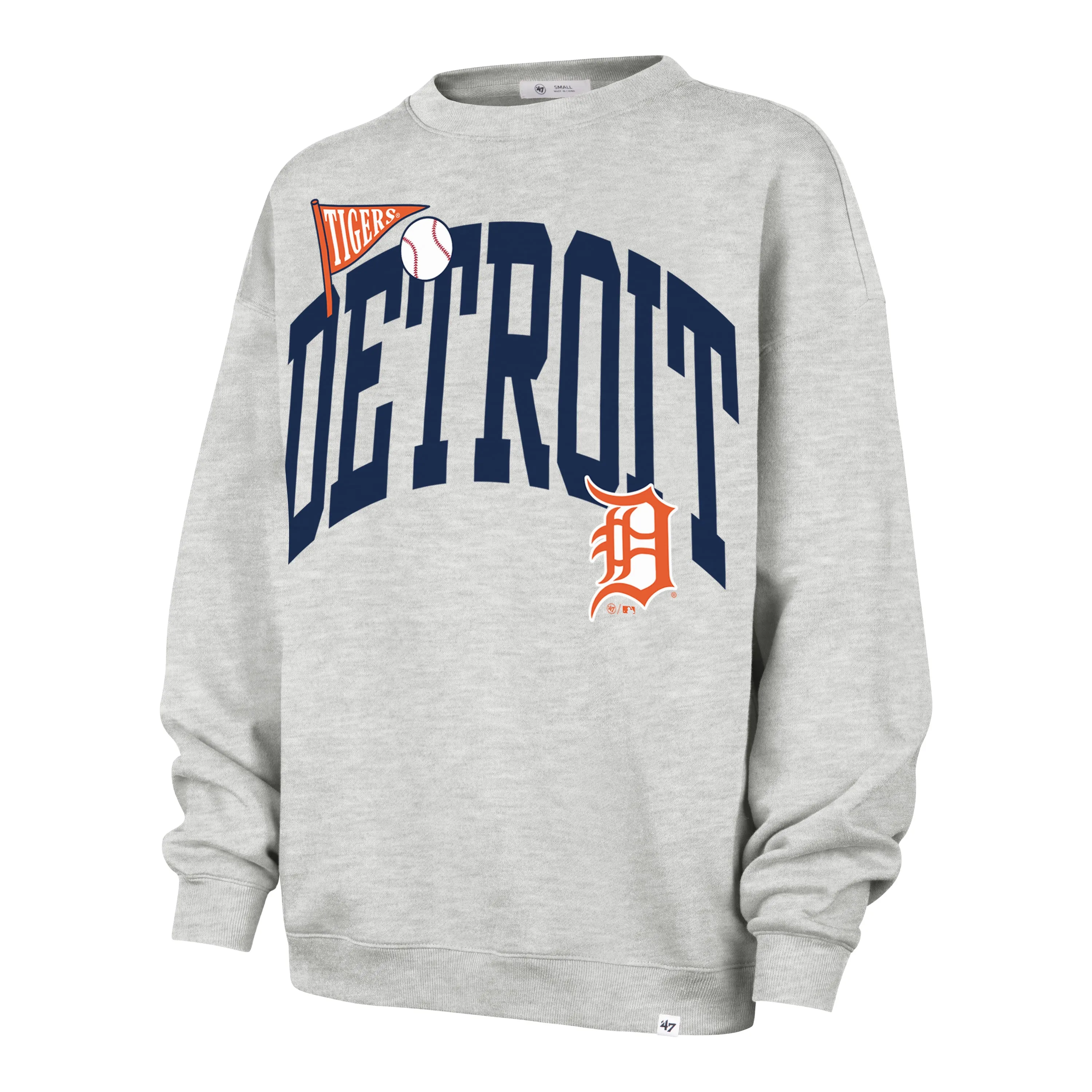 DETROIT TIGERS ARCHED ICON '47 OVERSIZED CREW WOMENS sold by 47