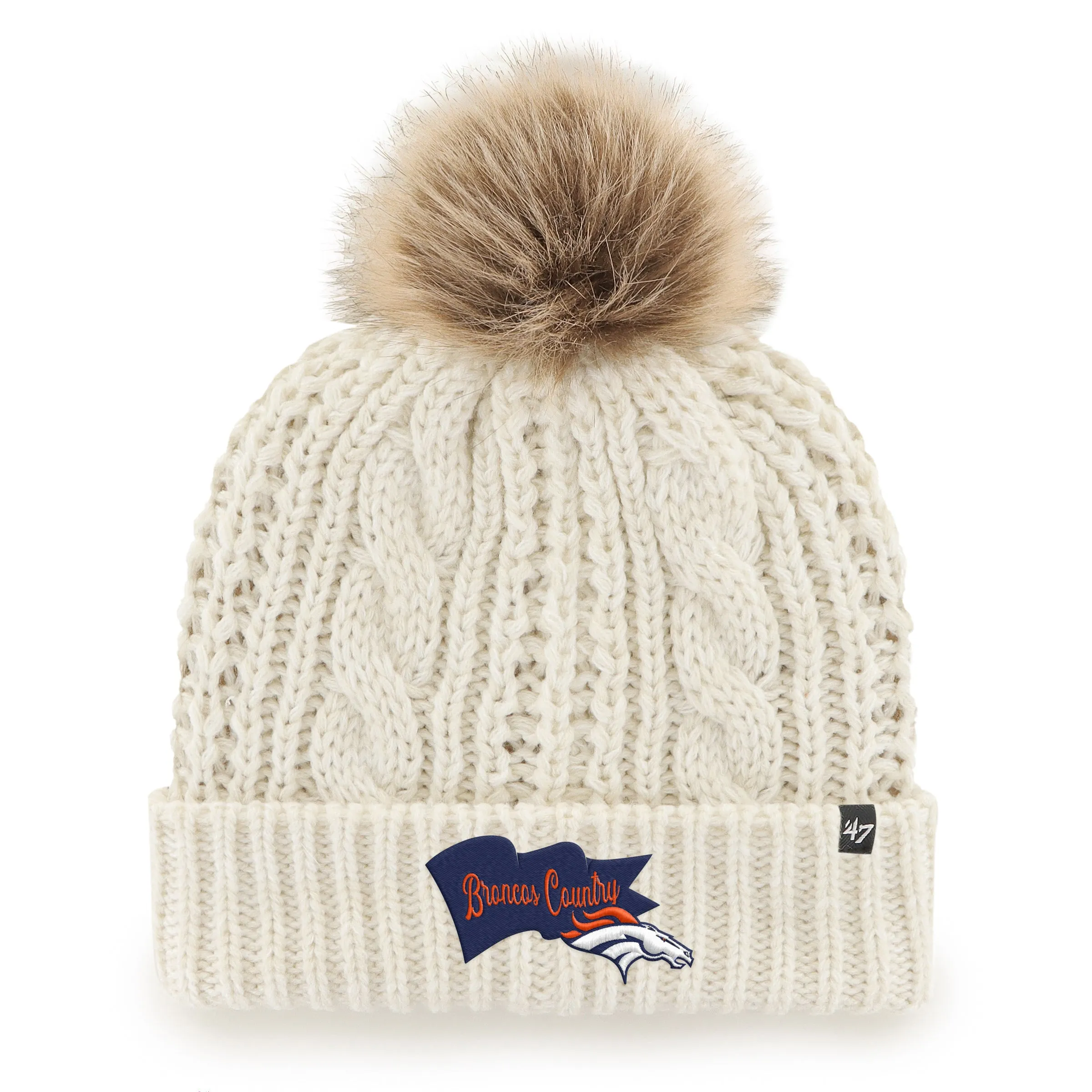 DENVER BRONCOS WAVE BANNER '47 MEEKO CUFF KNIT WOMENS sold by 47