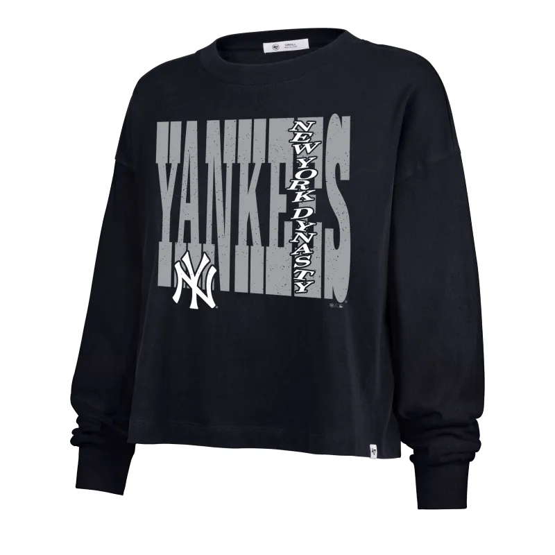 NEW YORK YANKEES BOLD STACK '47 SYDNEY LONG SLEEVE TEE WOMENS sold by 47
