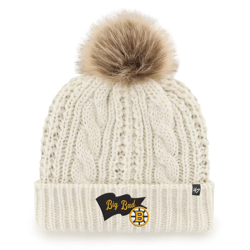 BOSTON BRUINS WAVE BANNER '47 MEEKO CUFF KNIT WOMENS sold by 47