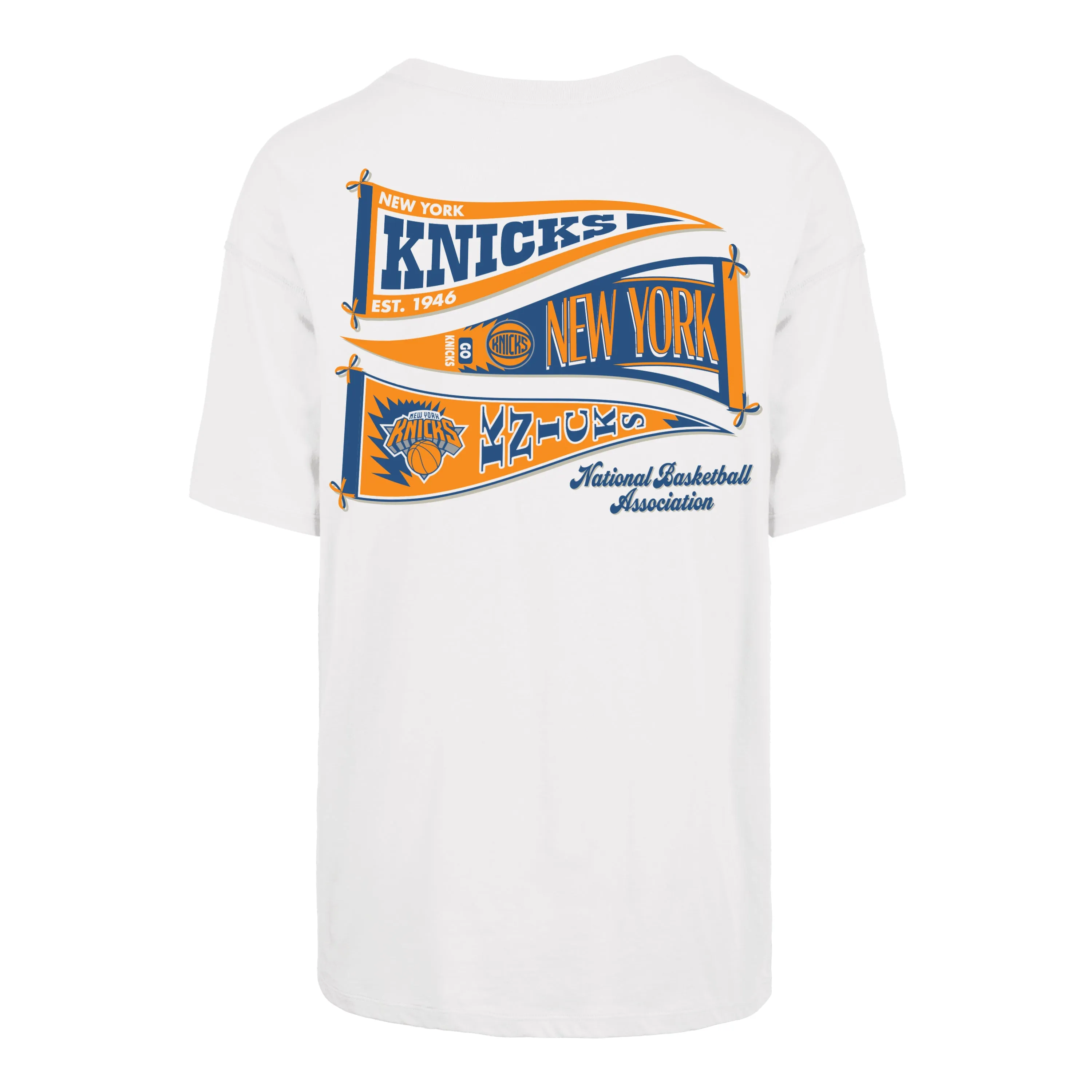 NEW YORK KNICKS BOW AND BANNER BACKER '47 SADIE TEE WOMENS sold by 47 product image thumbnail 2