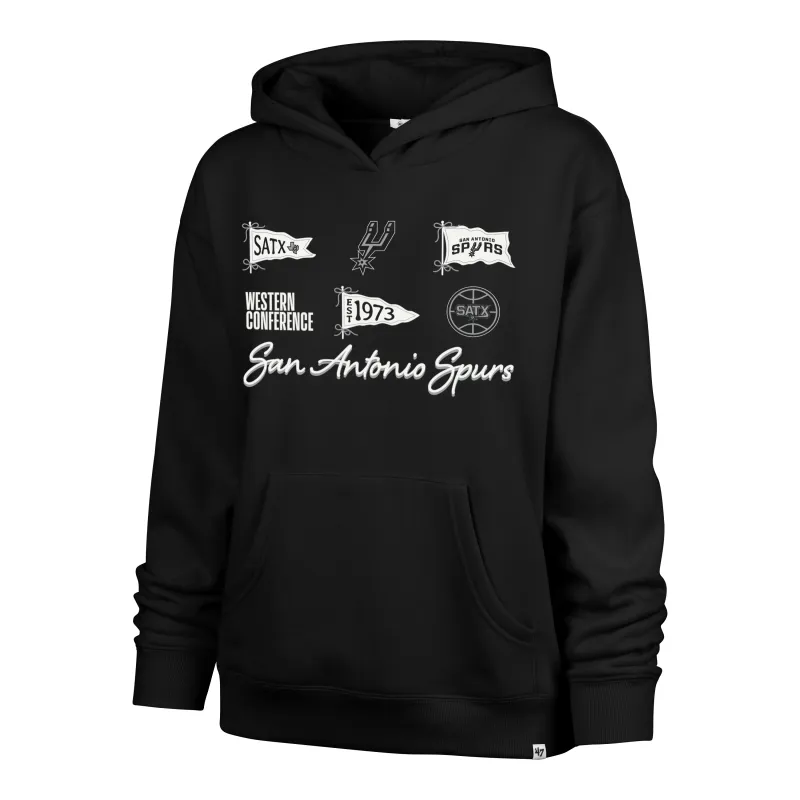SAN ANTONIO SPURS BOW AND BANNERS '47 NAOMI HOOD WOMENS made by 47