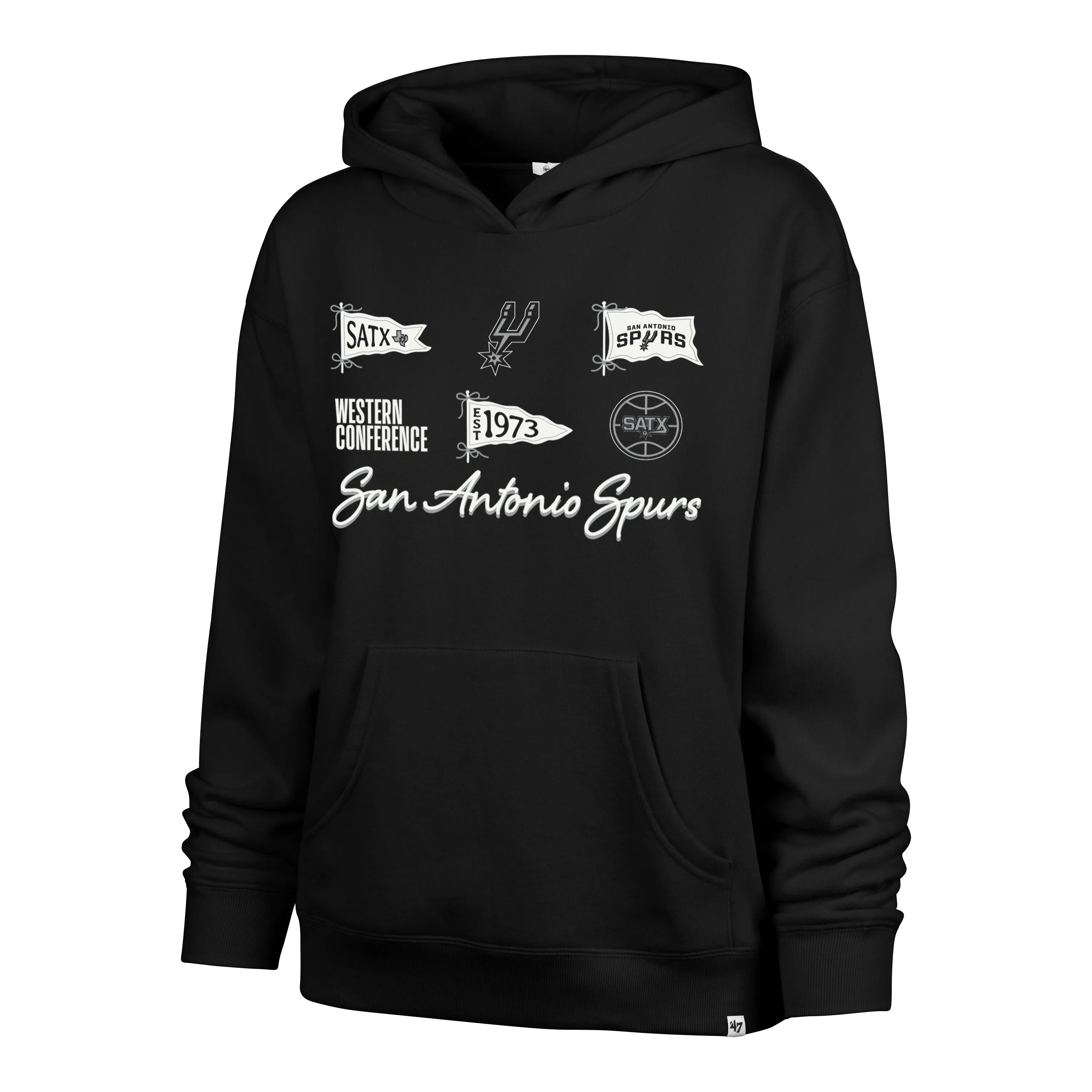 SAN ANTONIO SPURS BOW AND BANNERS '47 NAOMI HOOD WOMENS sold by 47