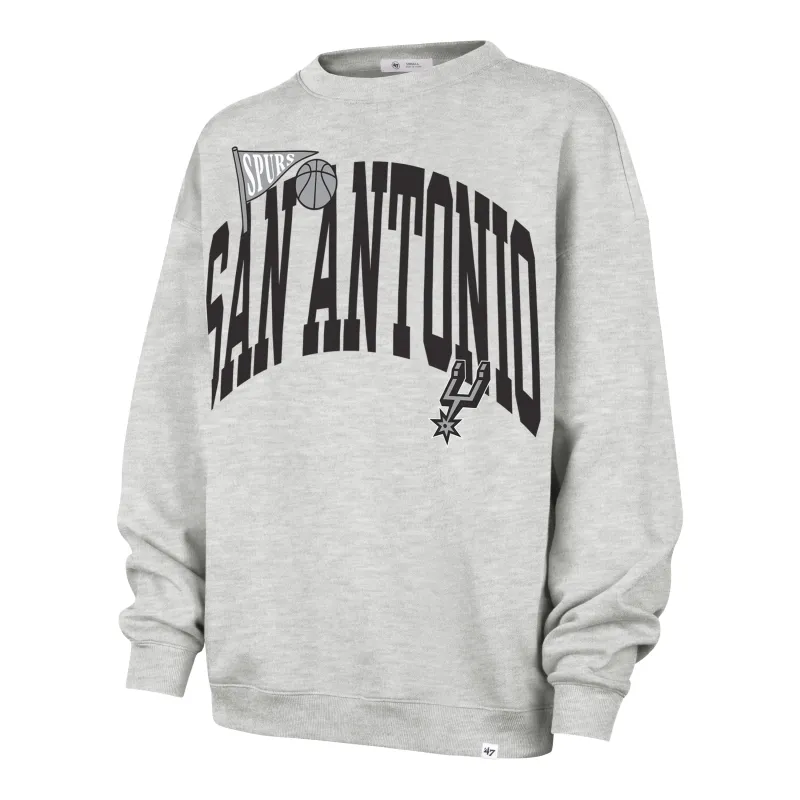 SAN ANTONIO SPURS ARCHED ICON '47 OVERSIZED CREW WOMENS made by 47