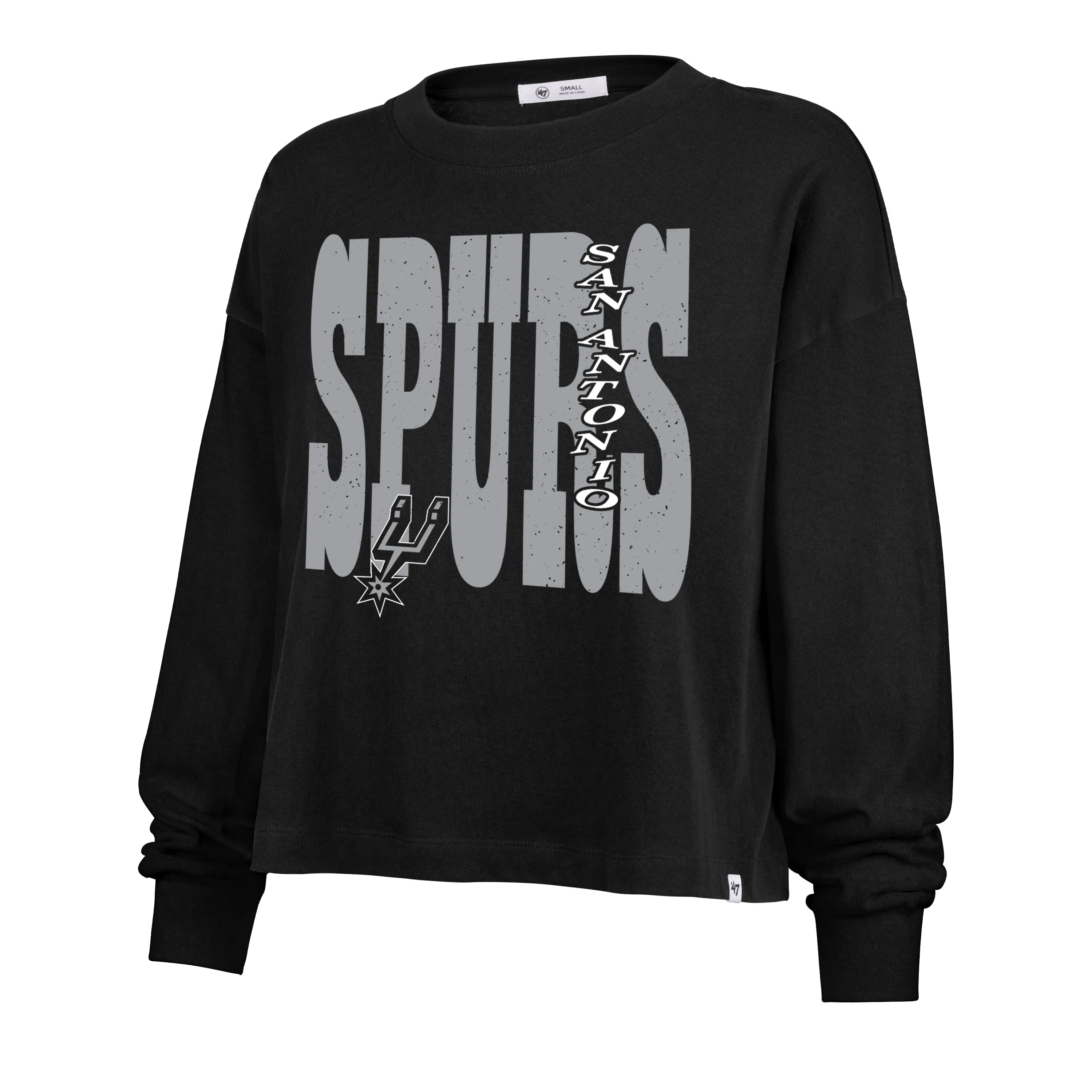 SAN ANTONIO SPURS BOLD STACK '47 SYDNEY LONG SLEEVE TEE WOMENS sold by 47