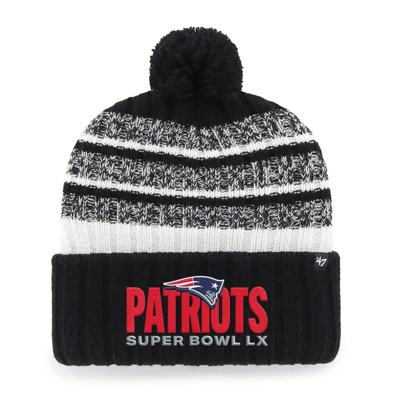 NEW ENGLAND PATRIOTS SUPER BOWL LX TAVERN '47 CUFF KNIT sold by 47