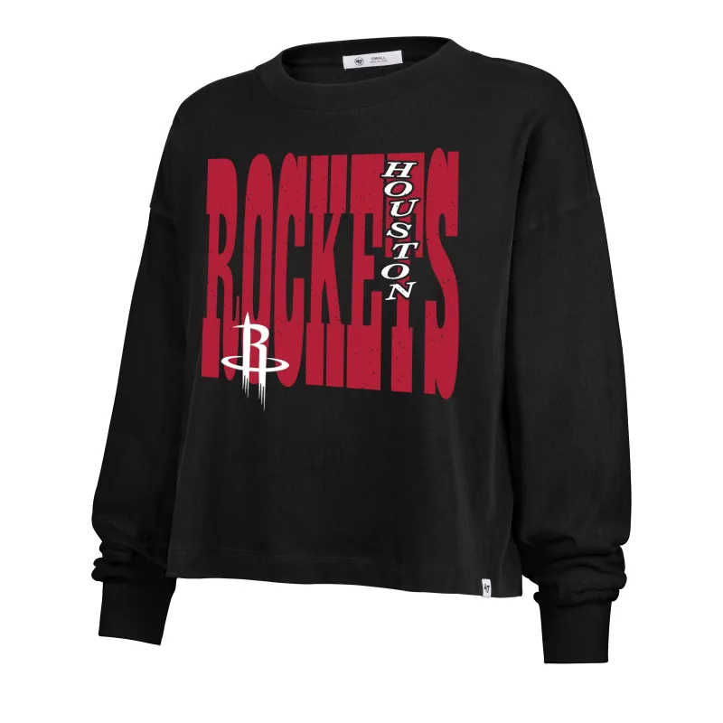 HOUSTON ROCKETS BOLD STACK '47 SYDNEY LONG SLEEVE TEE WOMENS sold by 47