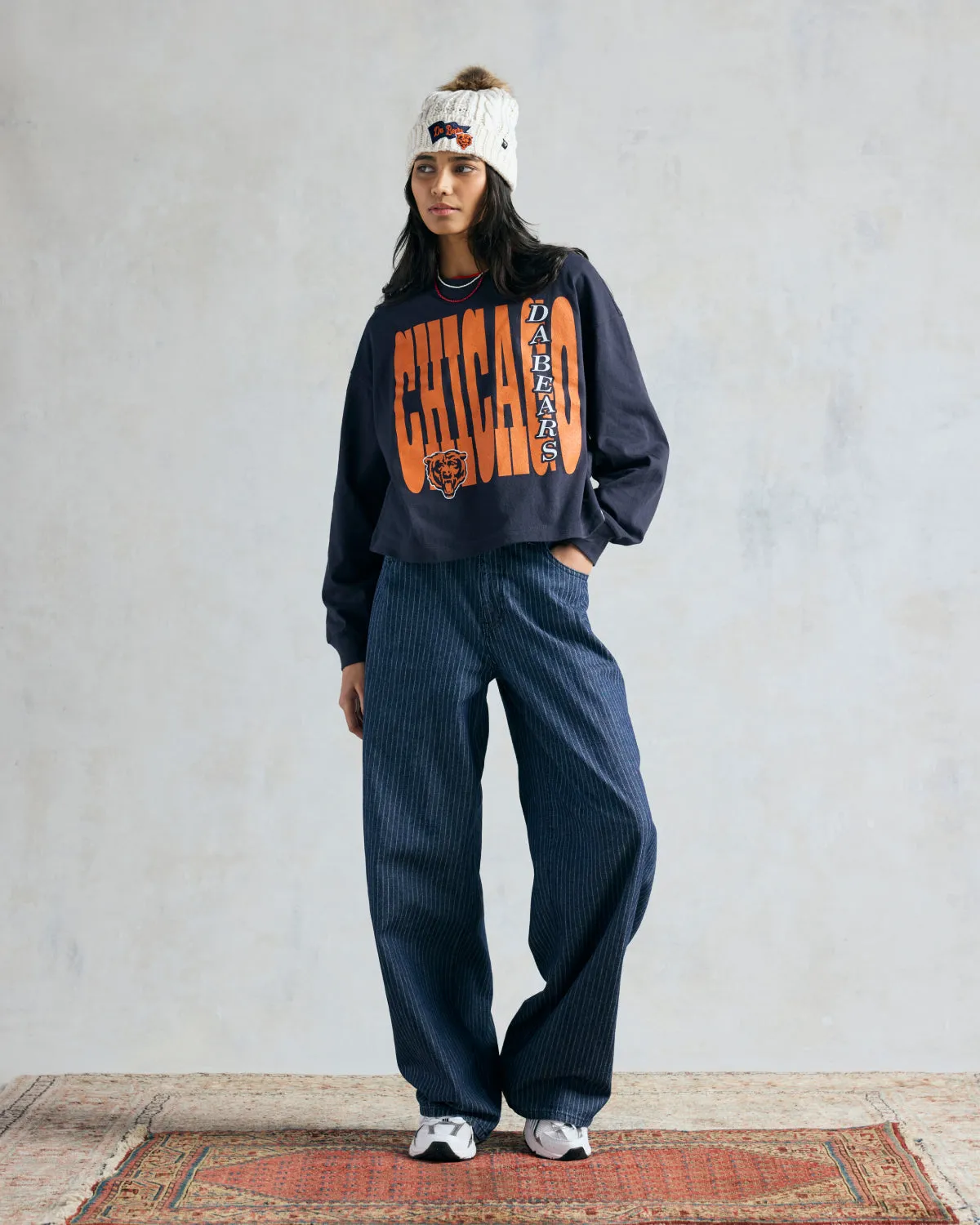 HOUSTON ROCKETS BOLD STACK '47 SYDNEY LONG SLEEVE TEE WOMENS sold by 47 product image thumbnail 3