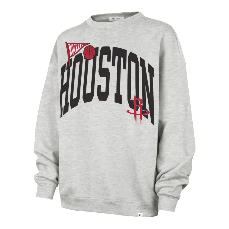 HOUSTON ROCKETS ARCHED ICON '47 OVERSIZED CREW WOMENS sold by 47