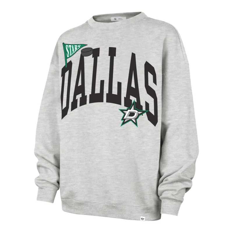 DALLAS STARS ARCHED ICON '47 OVERSIZED CREW WOMENS made by 47