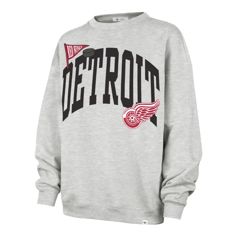 DETROIT RED WINGS ARCHED ICON '47 OVERSIZED CREW WOMENS sold by 47