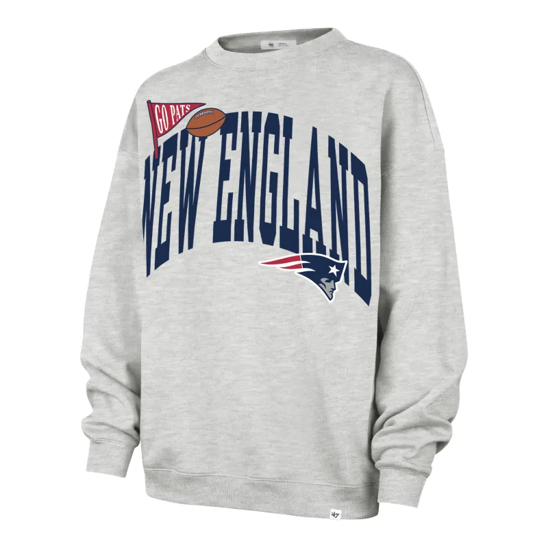 NEW ENGLAND PATRIOTS ARCHED ICON '47 OVERSIZED CREW WOMENS sold by 47