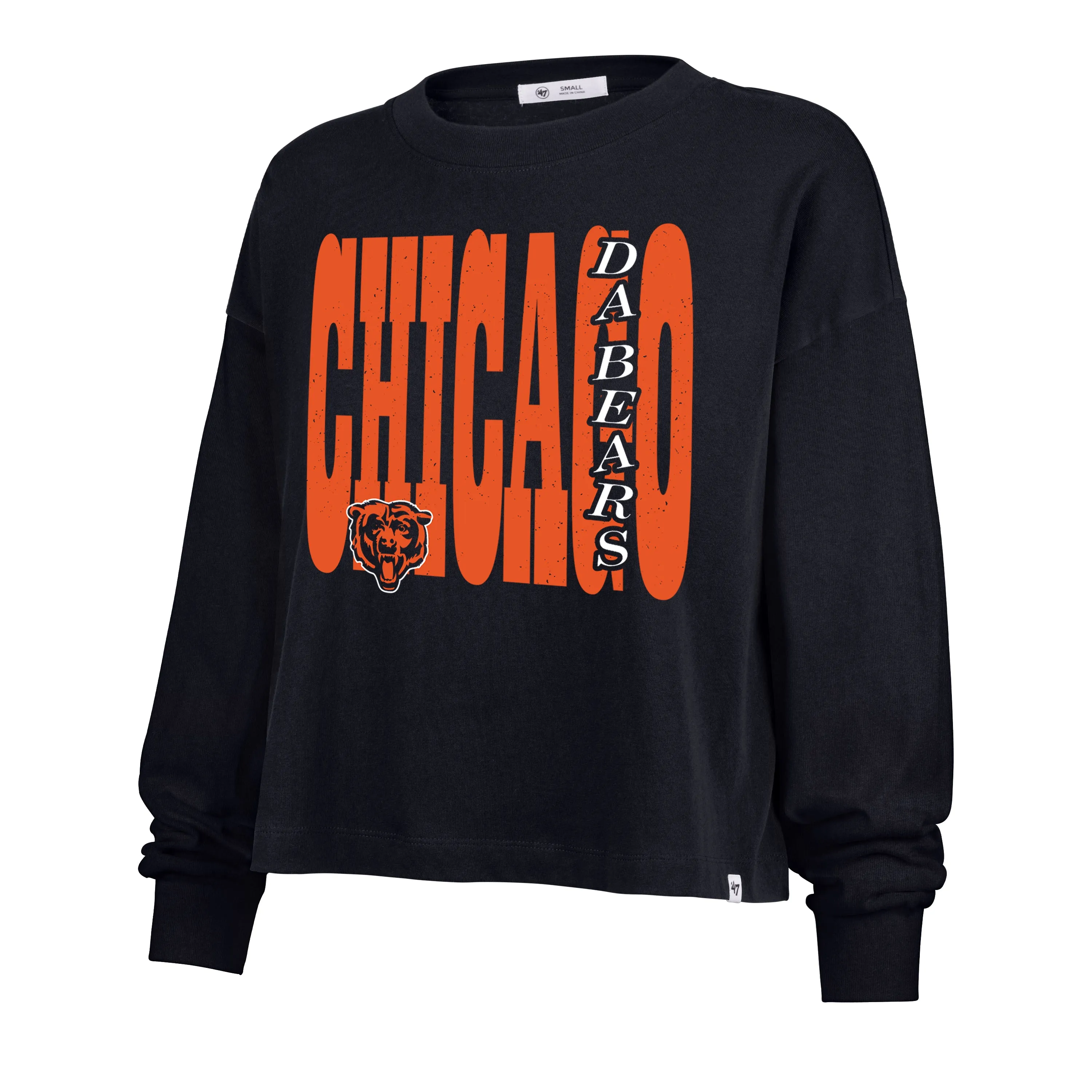 CHICAGO BEARS BOLD STACK '47 SYDNEY LONG SLEEVE TEE WOMENS sold by 47