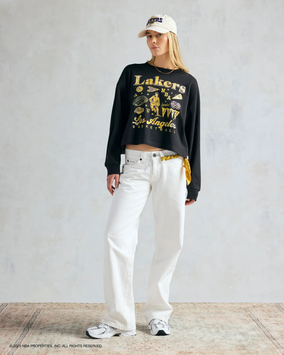 BUFFALO BILLS TEAM COLLAGE '47 SYDNEY LONG SLEEVE TEE WOMENS sold by 47 product image thumbnail 3