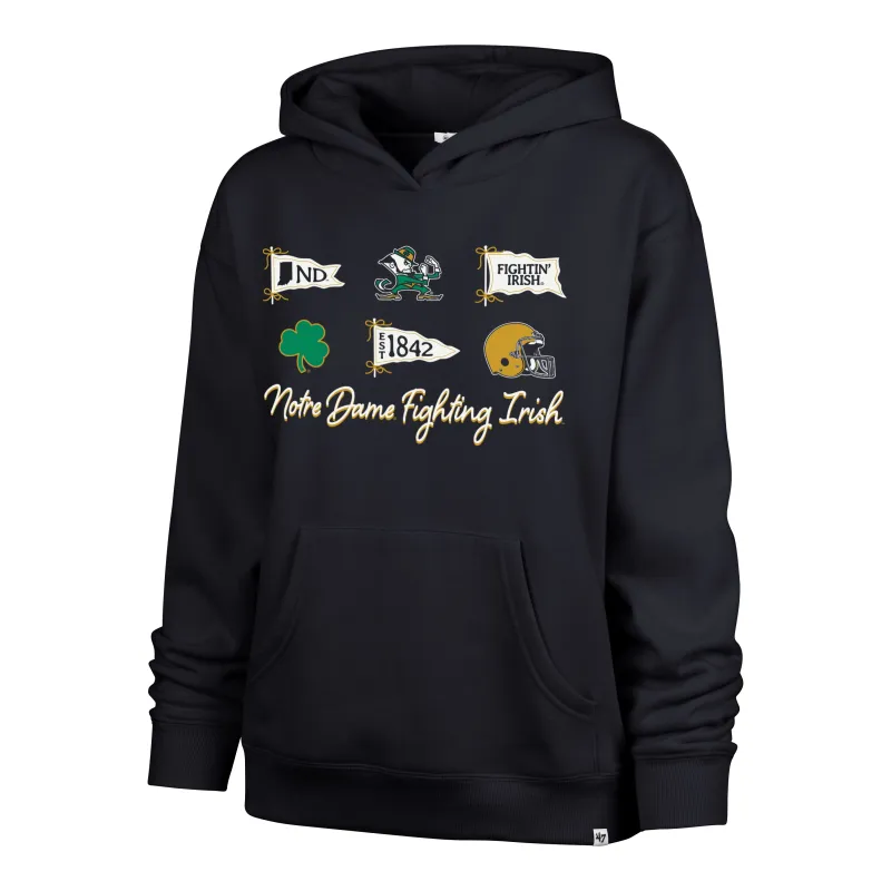 NOTRE DAME FIGHTING IRISH BOW AND BANNERS '47 NAOMI HOOD sold by 47