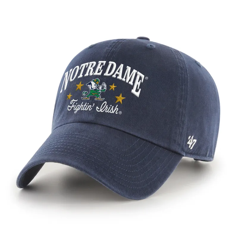 NOTRE DAME FIGHTING IRISH ARCH STAR '47 CLEAN UP made by 47