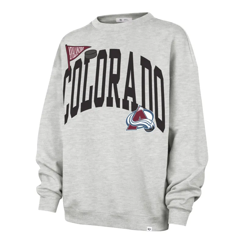 COLORADO AVALANCHE ARCHED ICON '47 OVERSIZED CREW WOMENS sold by 47