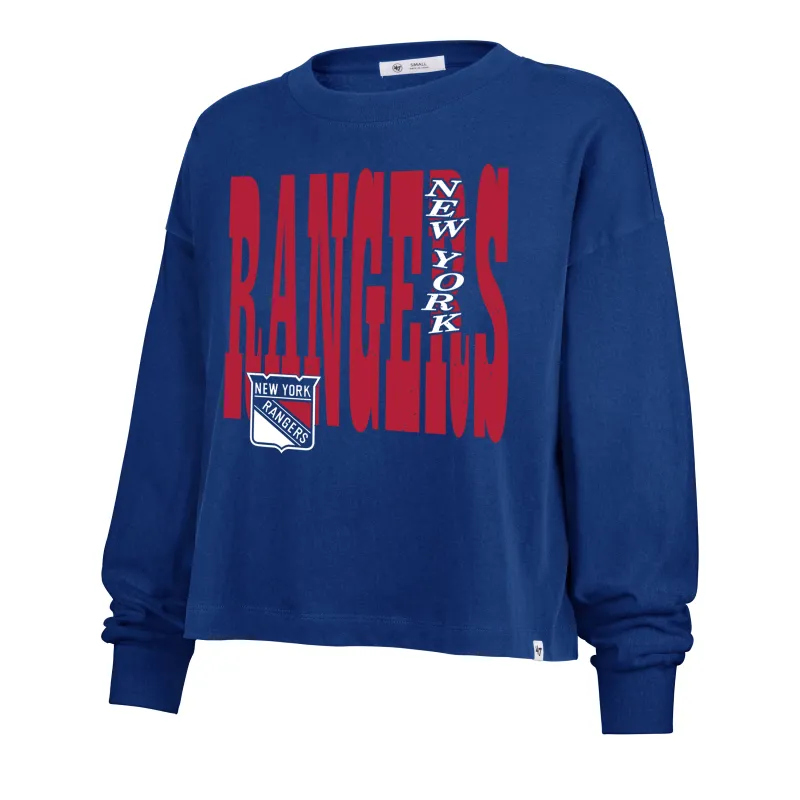 NEW YORK RANGERS BOLD STACK '47 SYDNEY LONG SLEVEE TEE WOMENS sold by 47