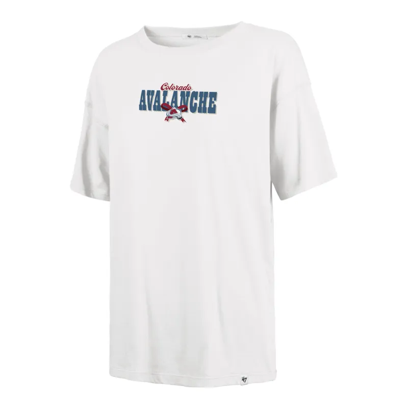 COLORADO AVALANCHE BOW AND BANNER BACKER '47 SADIE TEE WOMENS made by 47