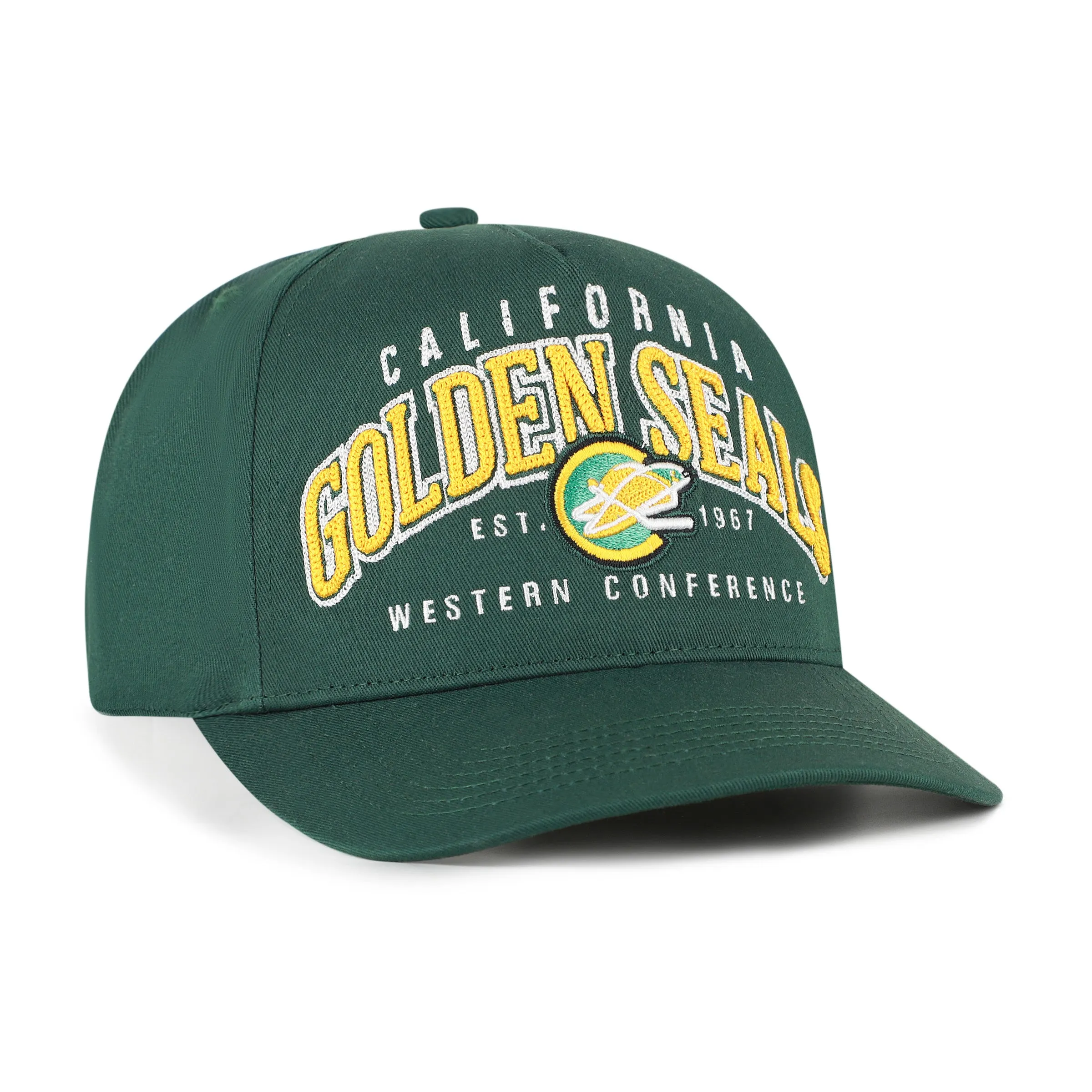 CALIFORNIA GOLDEN SEALS VINTAG SMALL BACK SHIELD '47 HITCH sold by 47 product image thumbnail 3