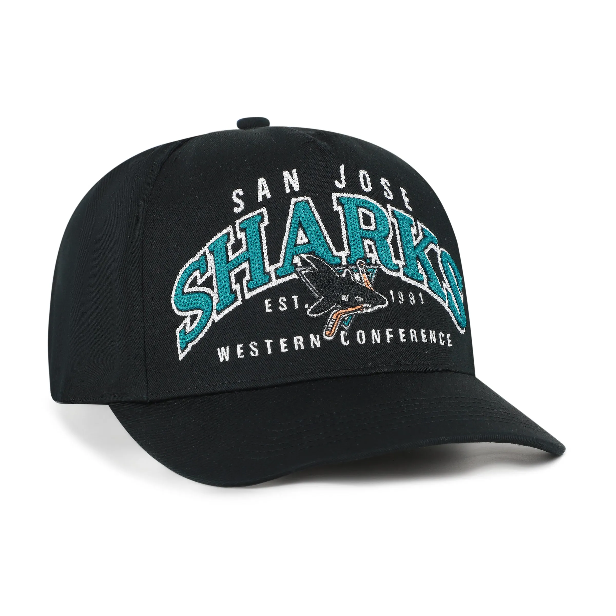 SAN JOSE SHARKS VINTAGE SMALL BACK SHIELD '47 HITCH sold by 47 product image thumbnail 3