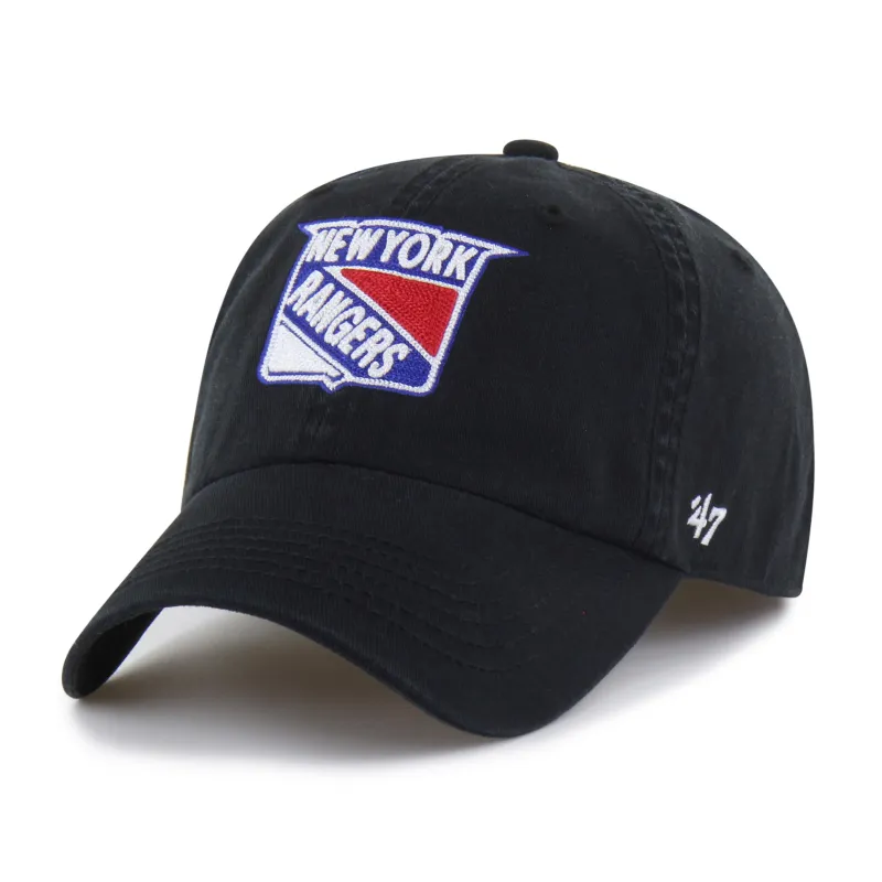 NEW YORK RANGERS VINTAGE SMALL BACK SHIELD '47 FRANCHISE made by 47