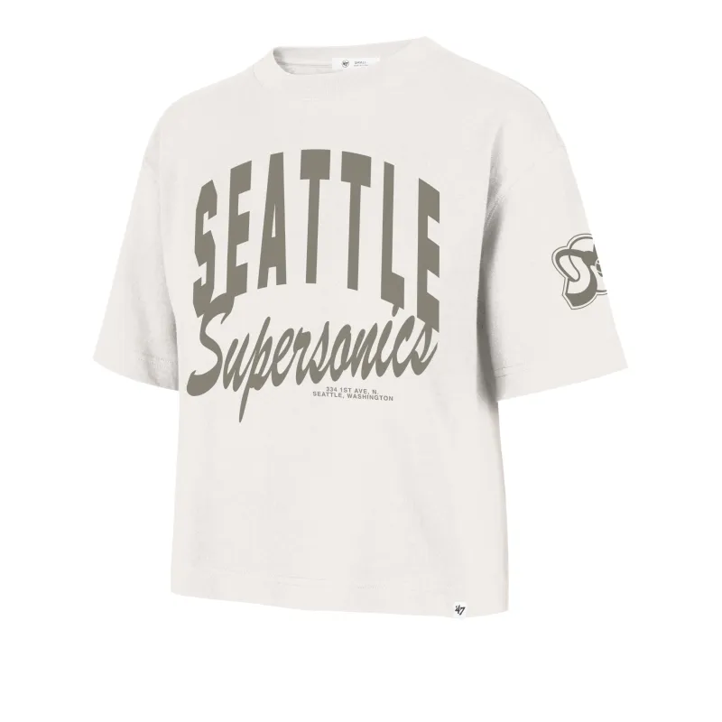 SEATTLE SUPERSONICS TO PATTERN ARCH '47 REED CITY TEE WOMENS made by 47