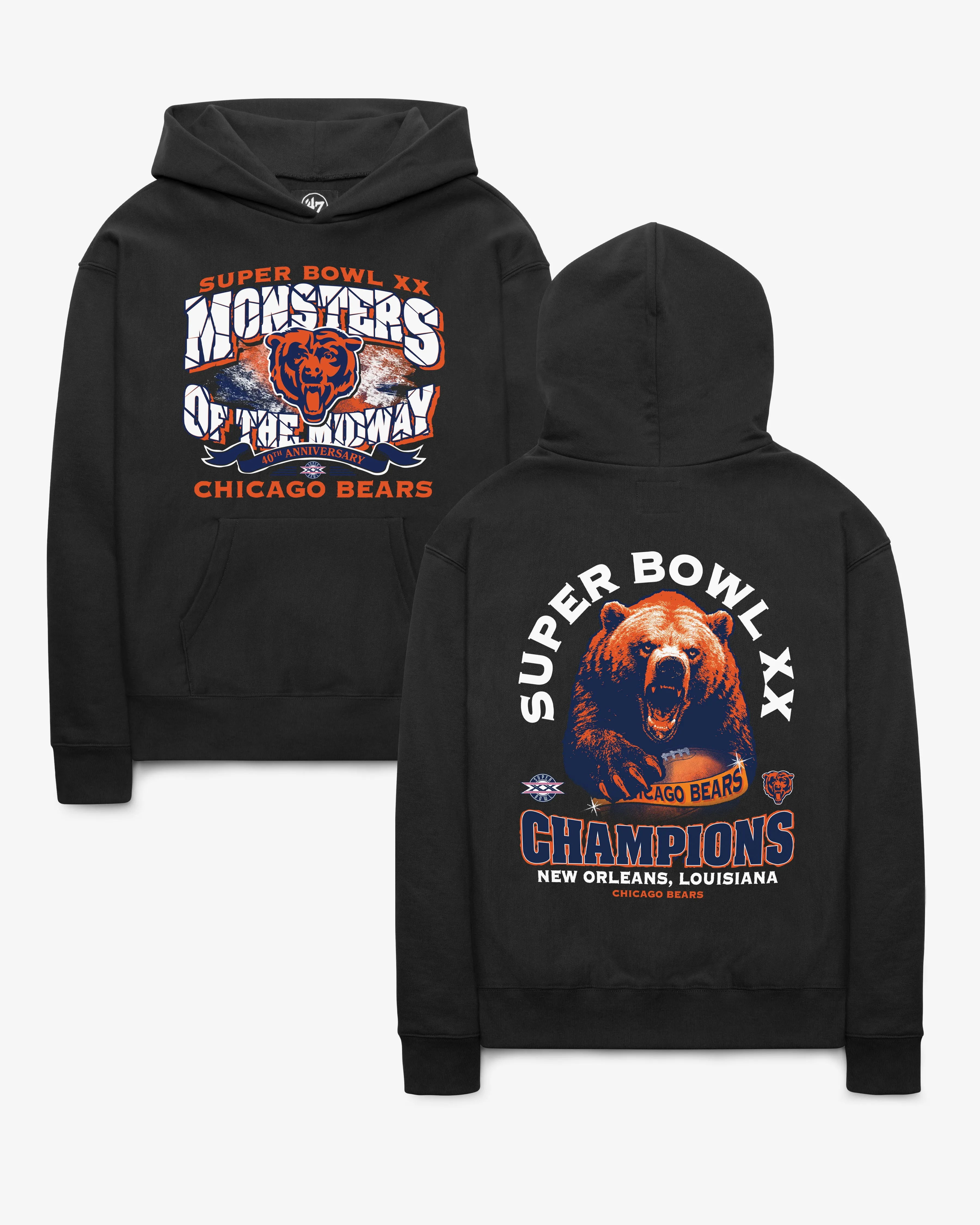 CHICAGO BEARS SUPER BOWL '47 FOUNDATION HOOD sold by 47