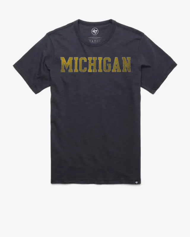 MICHIGAN WOLVERINES CLASSIC BLOCK '47 SCRUM TEE sold by 47