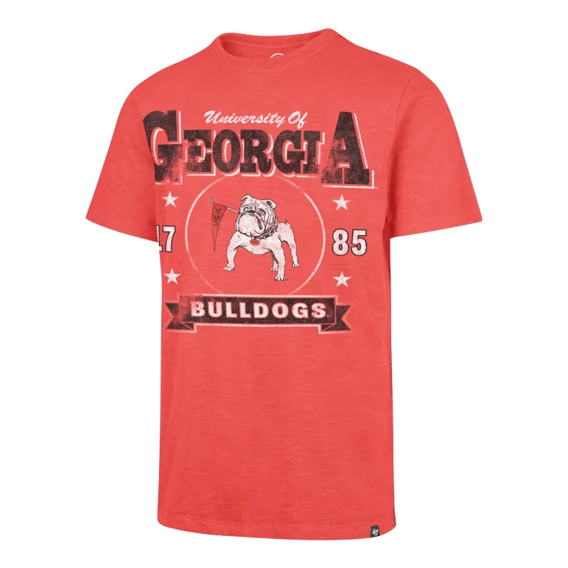 GEORGIA BULLDOGS VINTAGE HOLT HEAVY '47 SLUB TEE made by 47