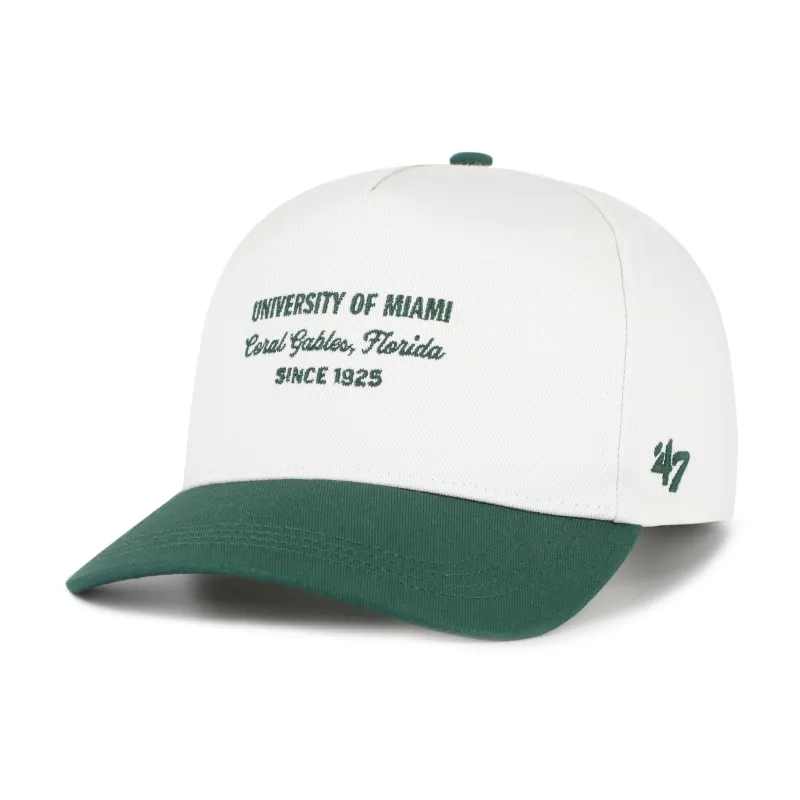 MIAMI HURRICANES CONTEMPORARY BASICS TWO TONE '47 HITCH made by 47