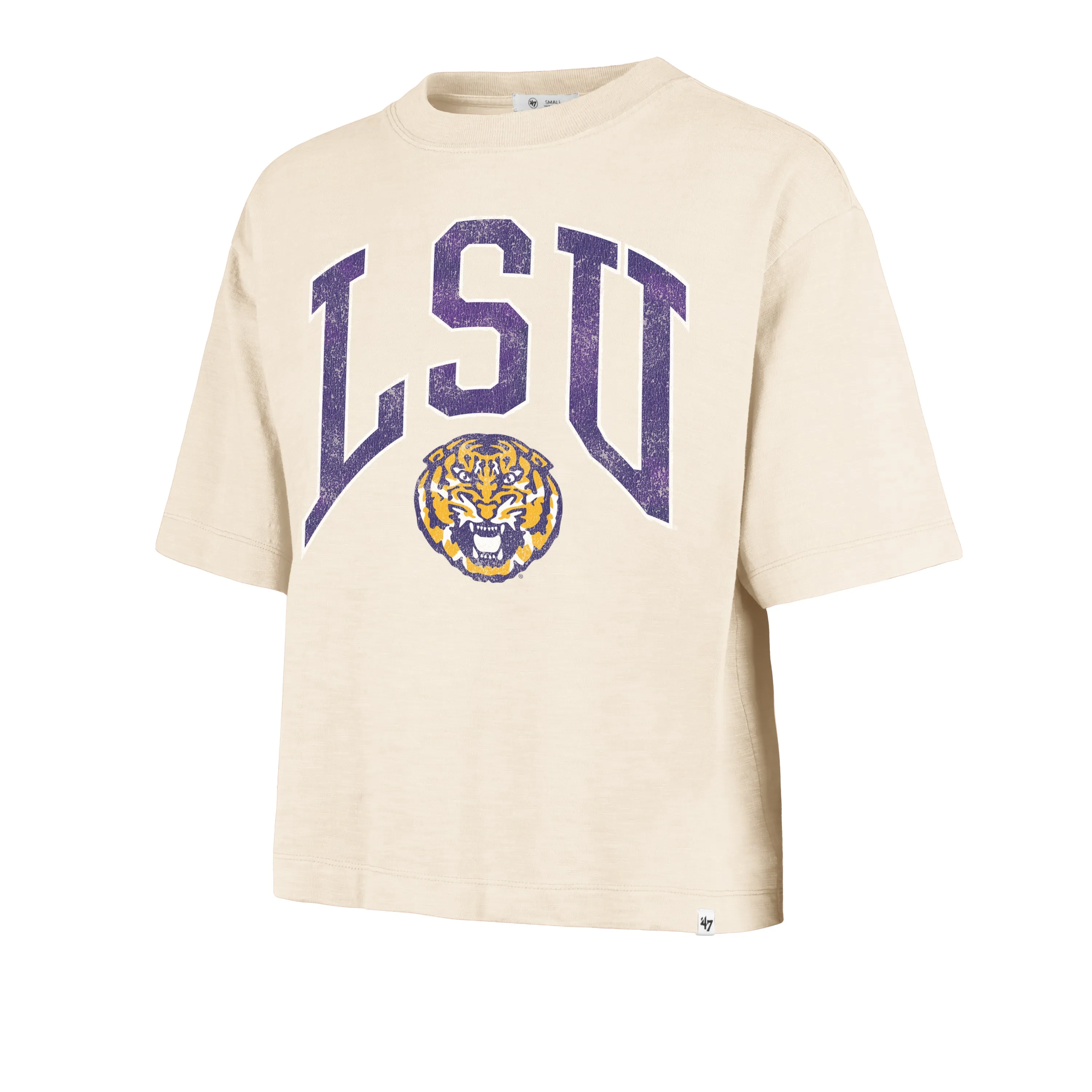 LOUISIANA STATE TIGERS LSU MINDI HEAVY '47 SLUB CROP TEE WOMENS sold by 47