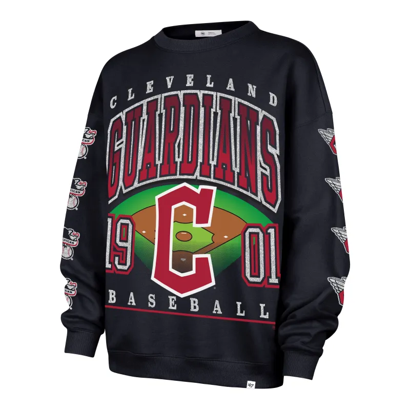 CLEVELAND GUARDIANS GO BIG '47 OVERSIZED CREW WOMENS sold by 47