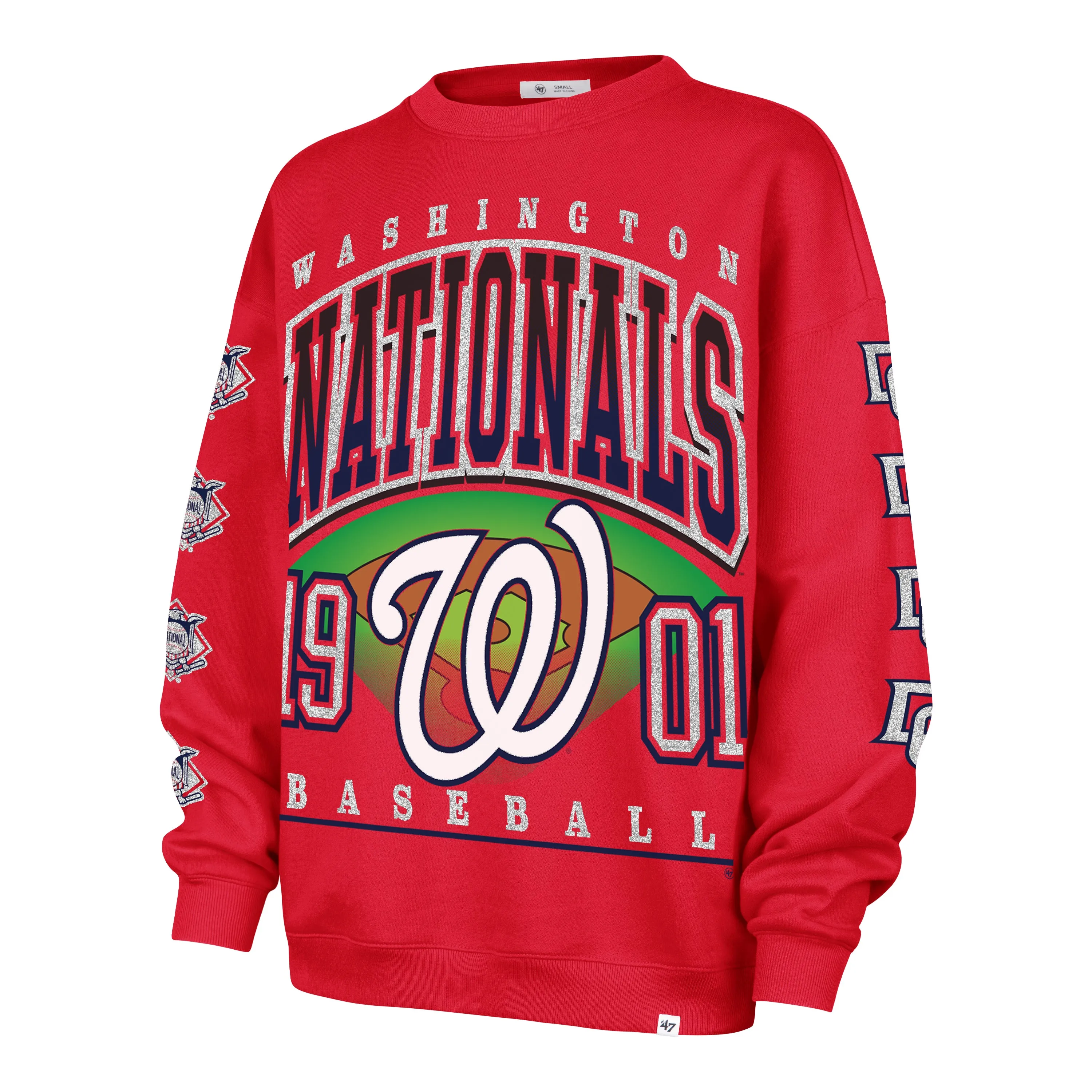 WASHINGTON NATIONALS GO BIG '47 OVERSIZED CREW WOMENS sold by 47
