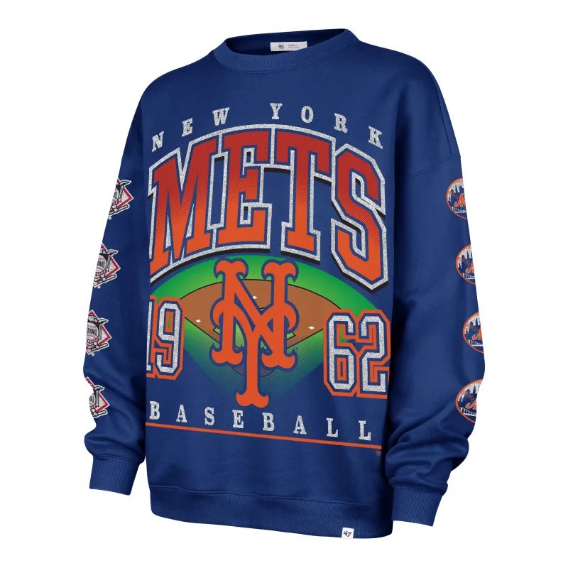 NEW YORK METS GO BIG '47 OVERSIZED CREW WOMENS sold by 47