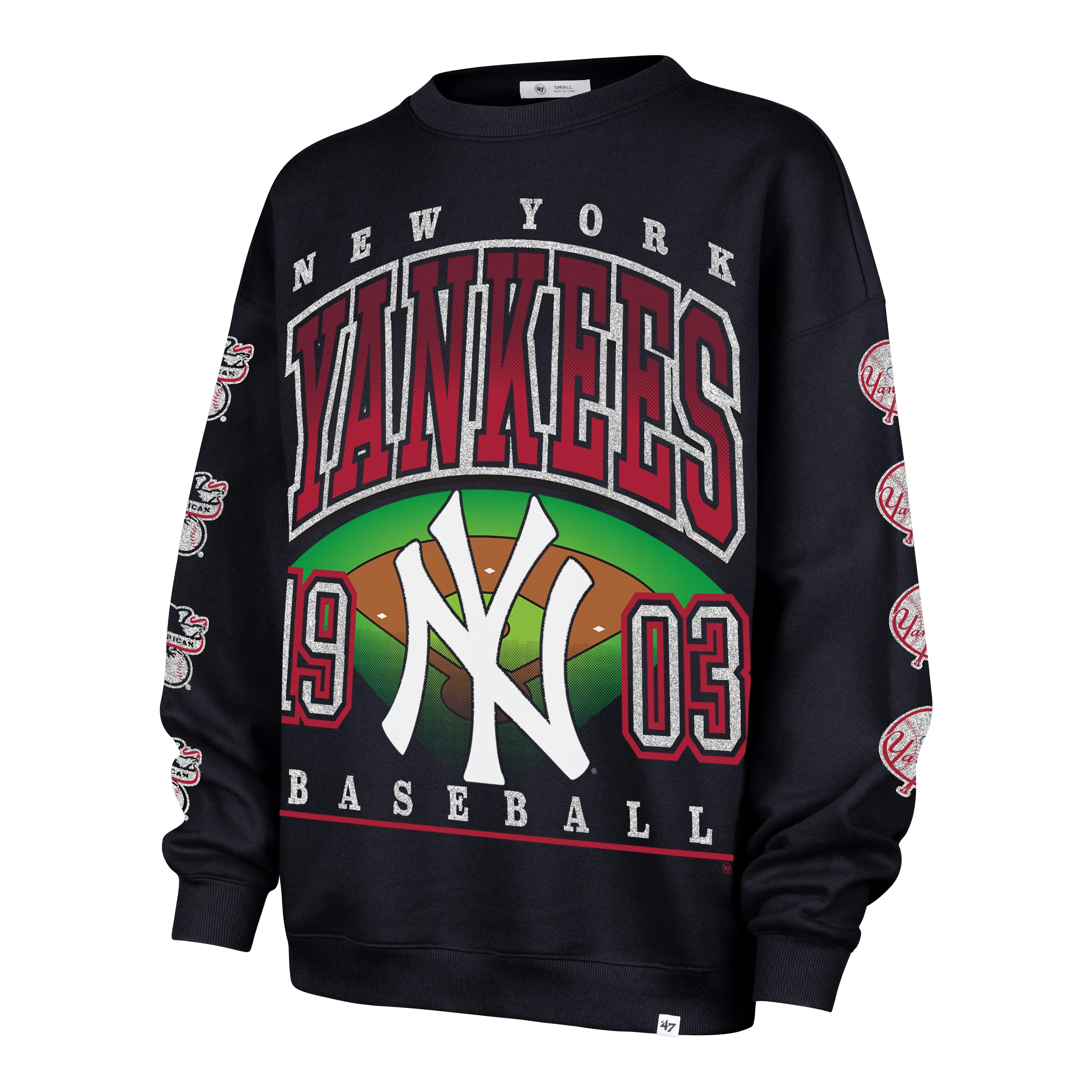 NEW YORK YANKEES GO BIG '47 OVERSIZED CREW WOMENS sold by 47