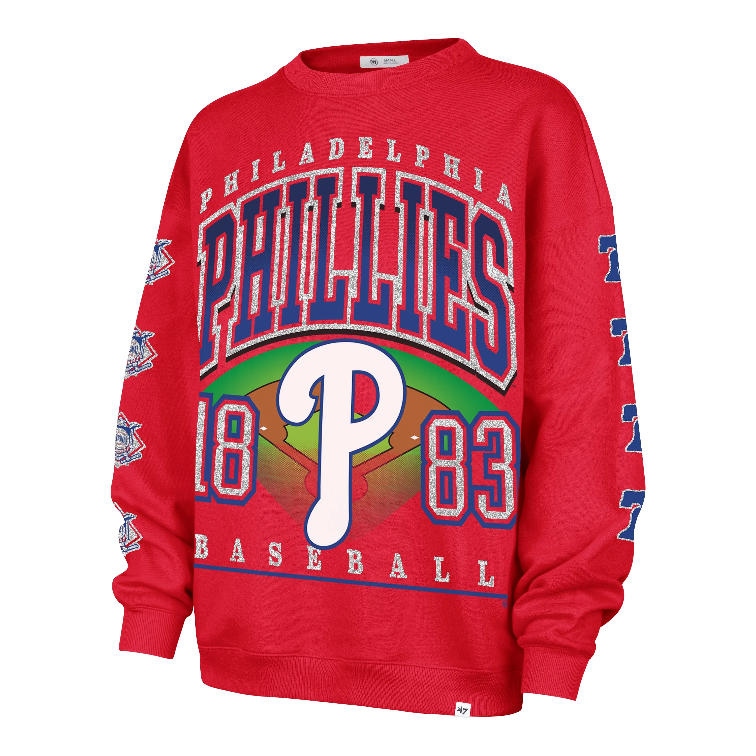 PHILADELPHIA PHILLIES GO BIG '47 OVERSIZED CREW WOMENS sold by 47