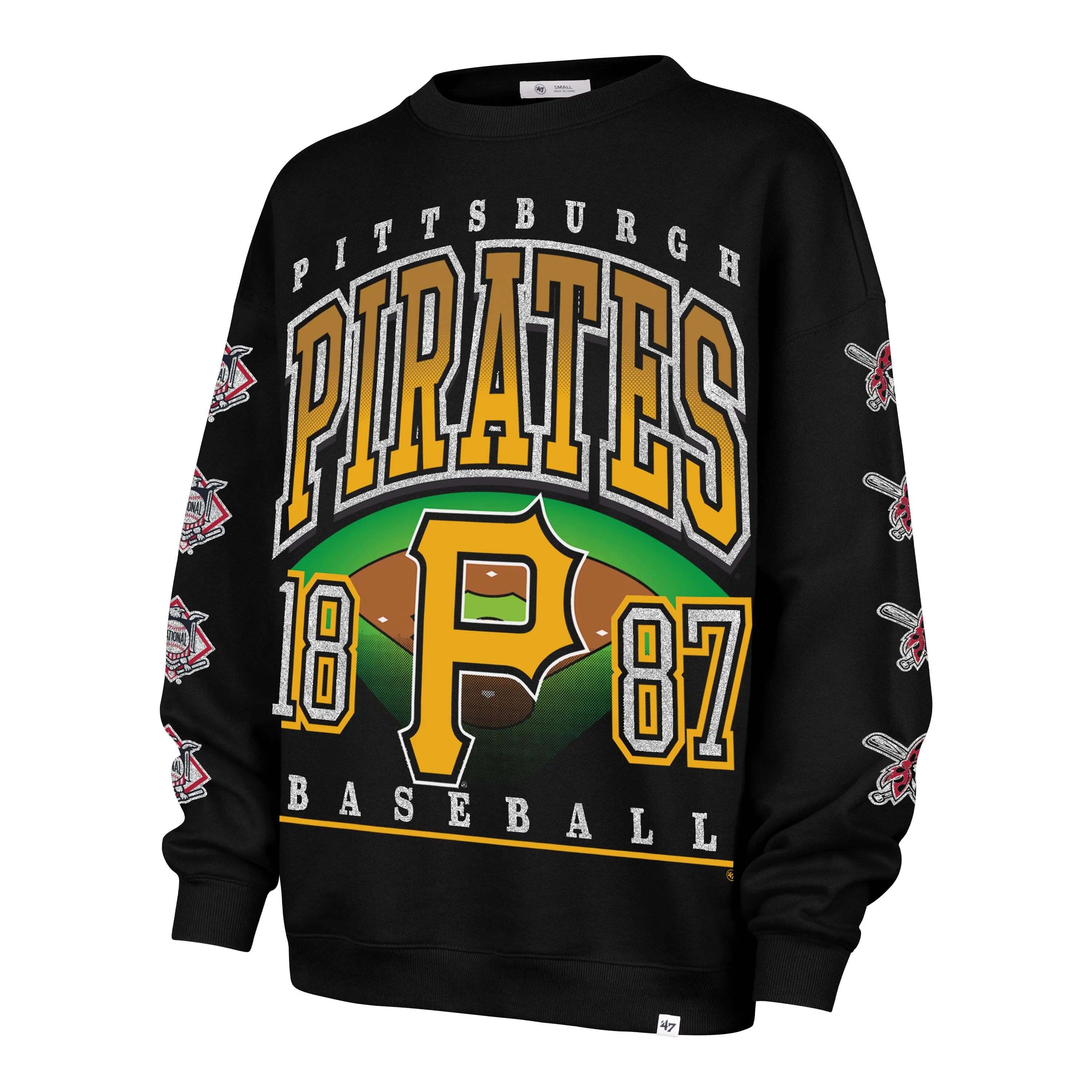 PITTSBURGH PIRATES GO BIG '47 OVERSIZED CREW WOMENS sold by 47