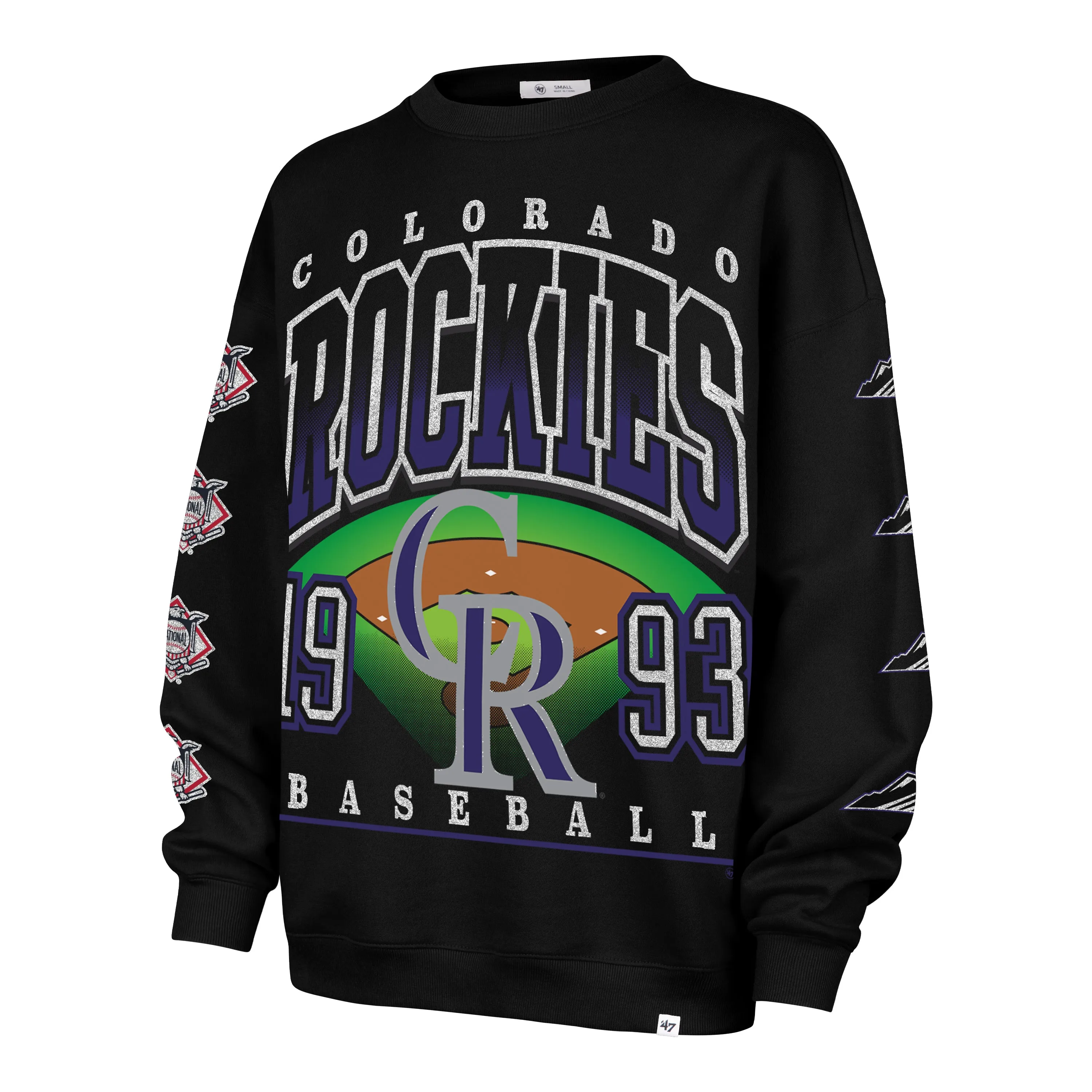 COLORADO ROCKIES GO BIG '47 OVERSIZED CREW WOMENS sold by 47