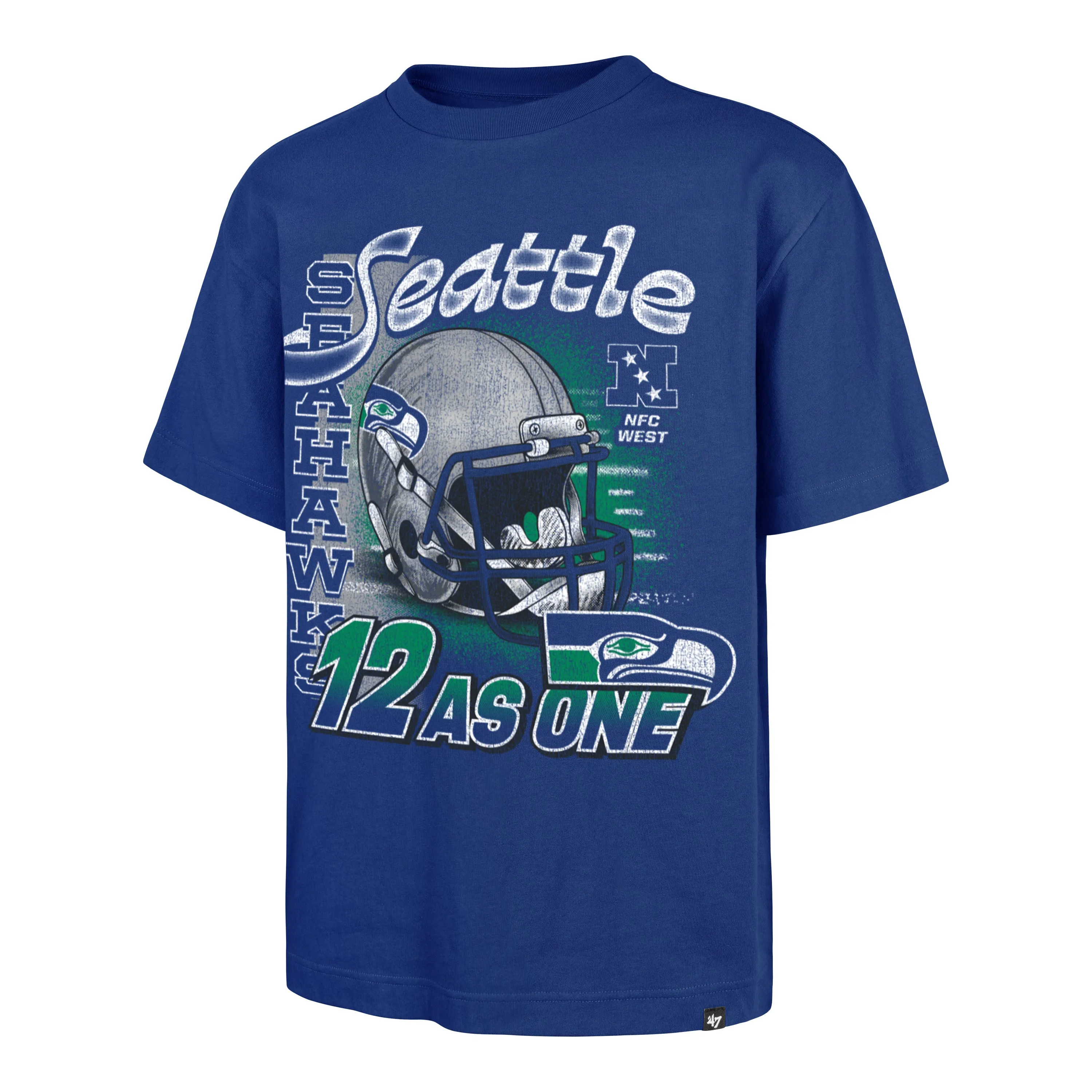 SEATTLE SEAHAWKS HISTORIC REGIONAL '47 FOUNDATION TEE sold by 47