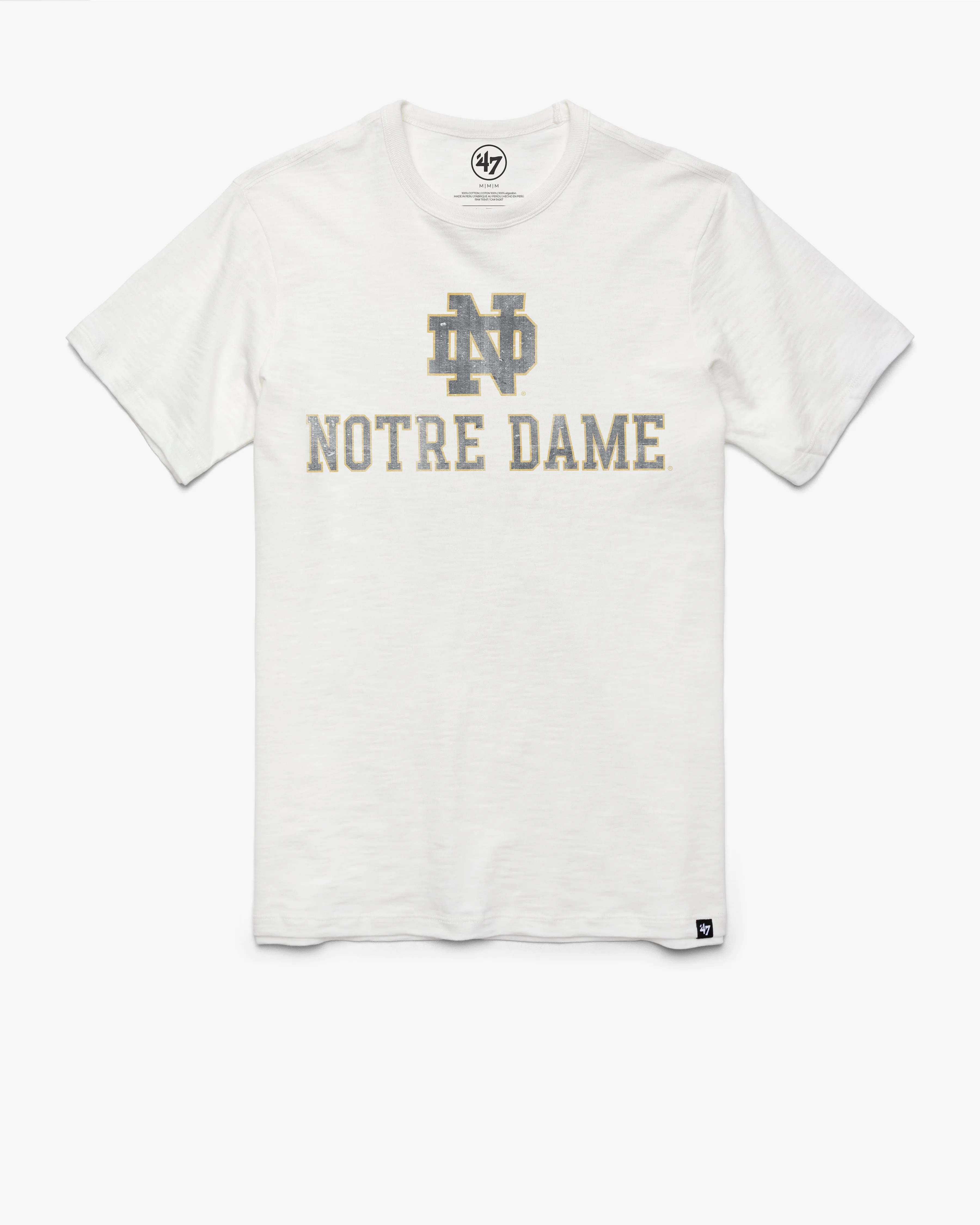 NOTRE DAME FIGHTING IRISH GRIT VINTAGE '47 SCRUM TEE sold by 47