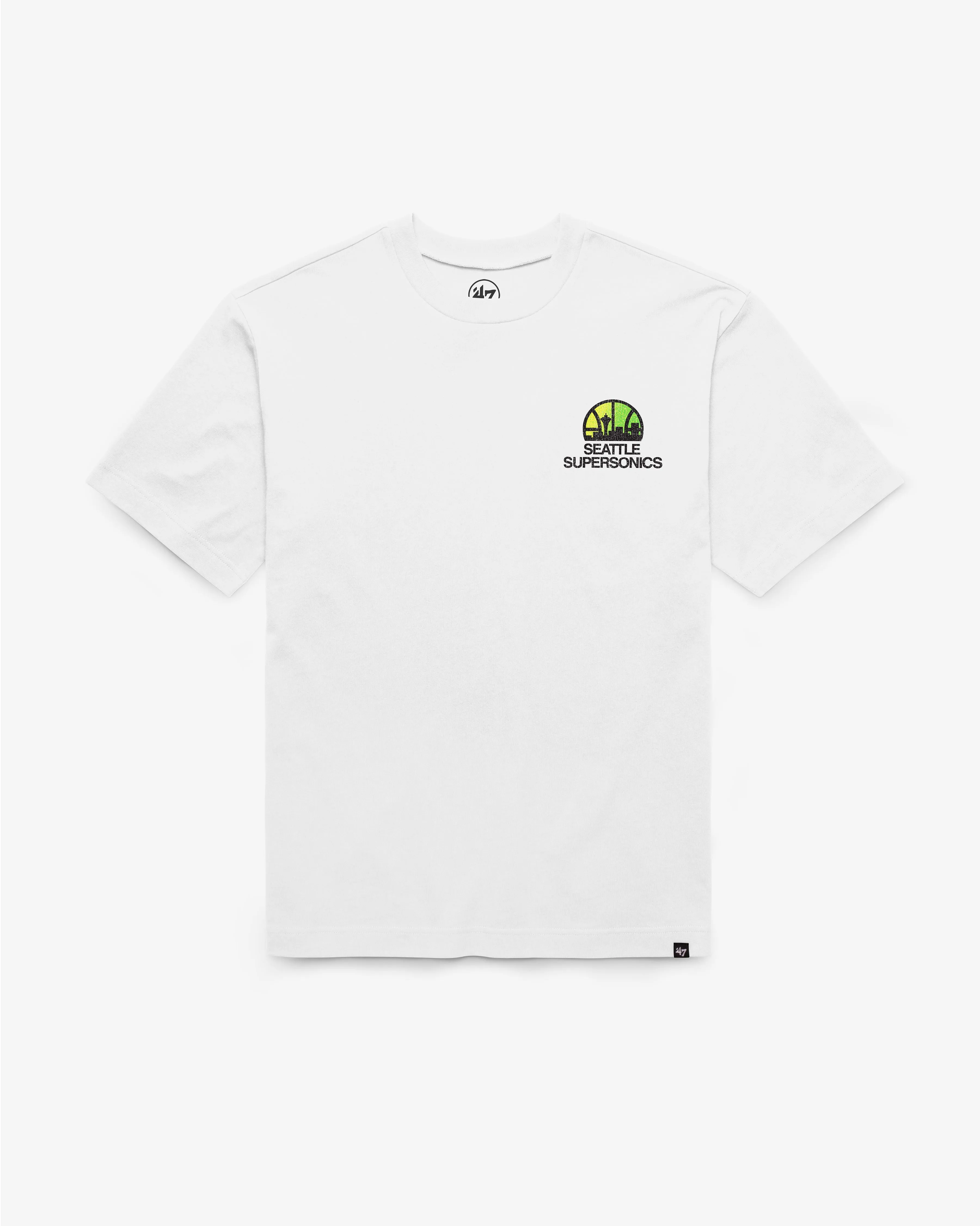 SEATTLE SUPERSONICS RETRO SURF '47 FOUNDATION TEE sold by 47 product image thumbnail 3