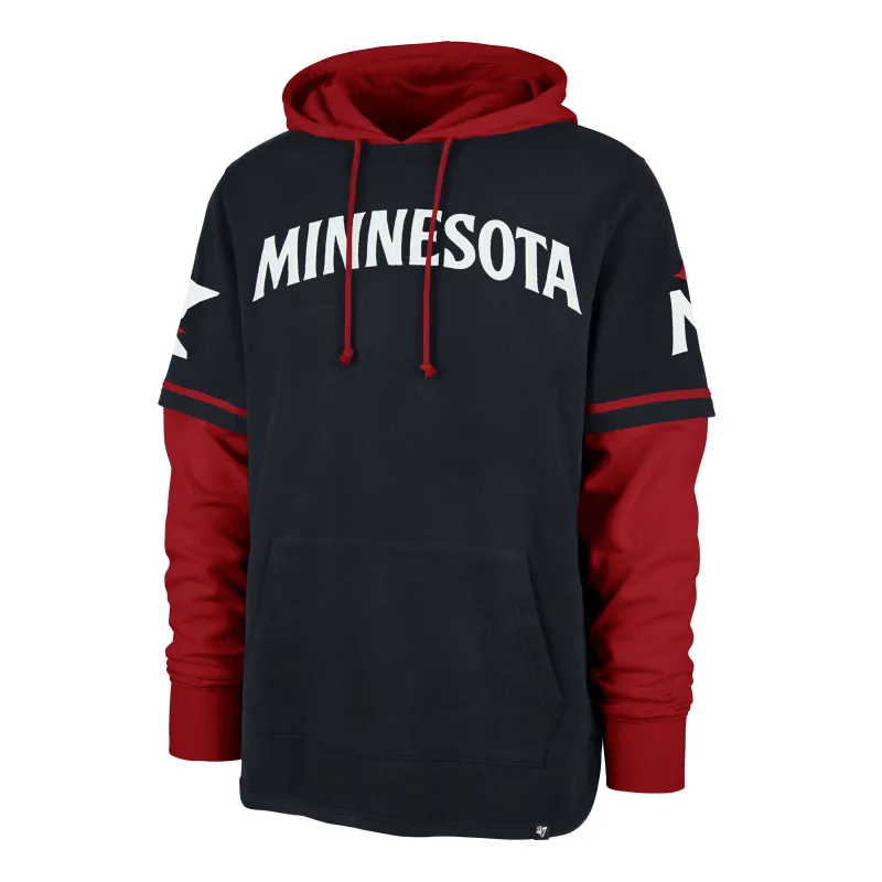 MINNESOTA TWINS TRIFECTA '47 SHORTSTOP PULLOVER HOOD made by 47