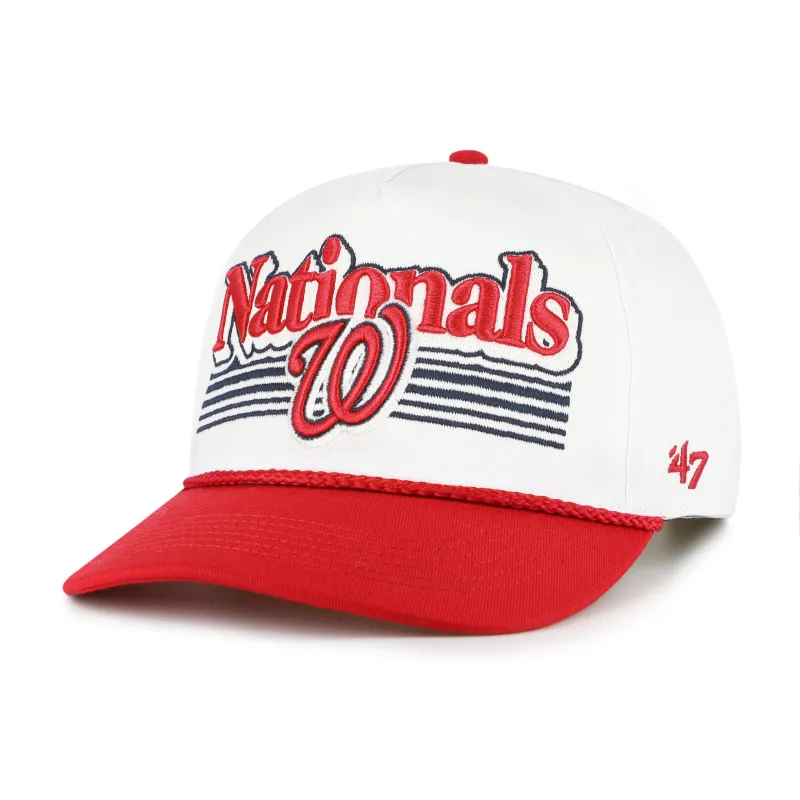 WASHINGTON NATIONALS SCRIPT FADE TWO TONE ROPE '47 HITCH made by 47