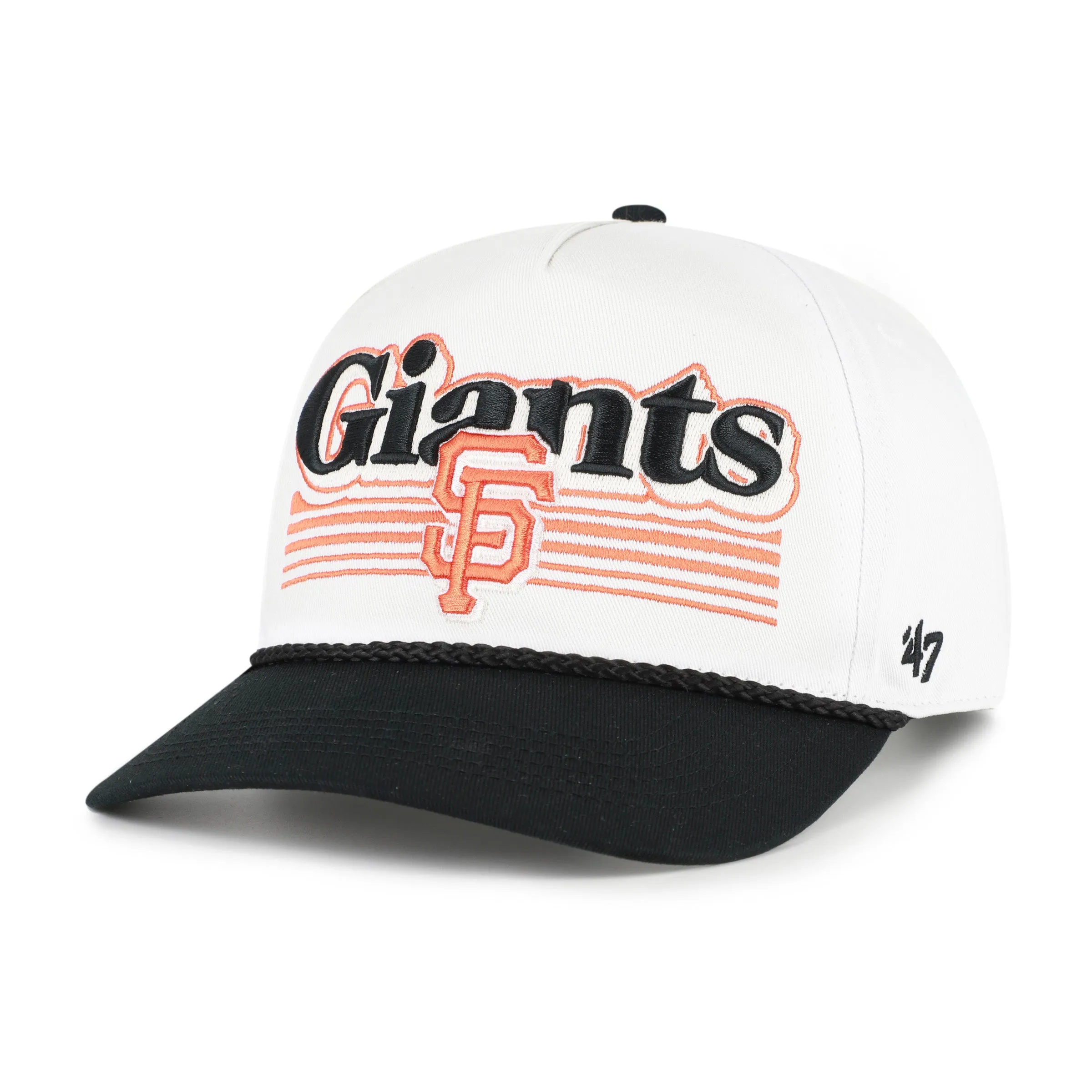 SAN FRANCISCO GIANTS SCRIPT FADE TWO TONE ROPE '47 HITCH sold by 47