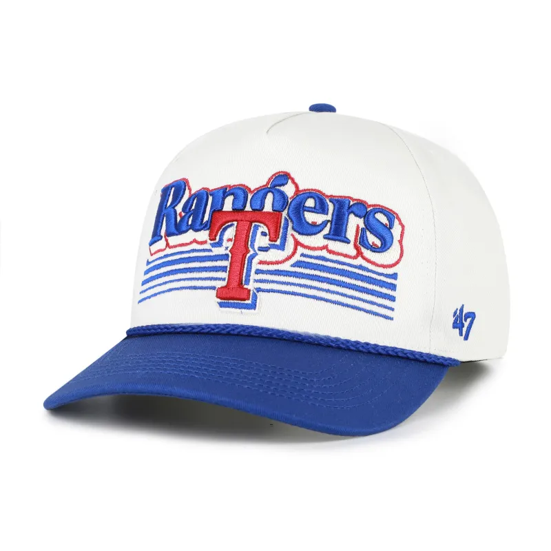 TEXAS RANGERS SCRIPT FADE TWO TONE ROPE '47 HITCH made by 47