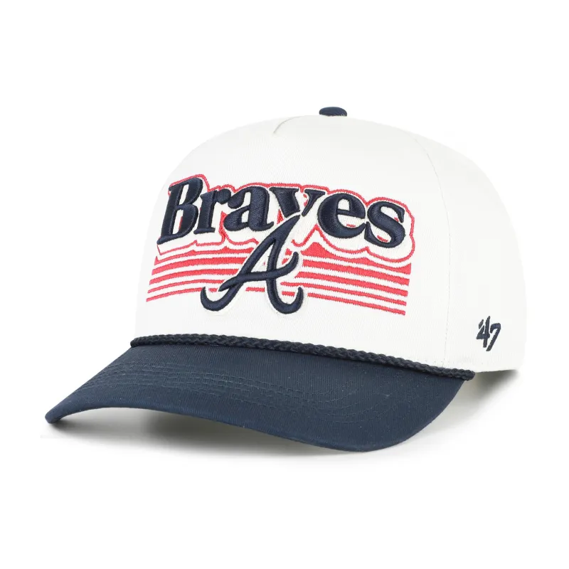 ATLANTA BRAVES SCRIPT FADE TWO TONE ROPE '47 HITCH sold by 47
